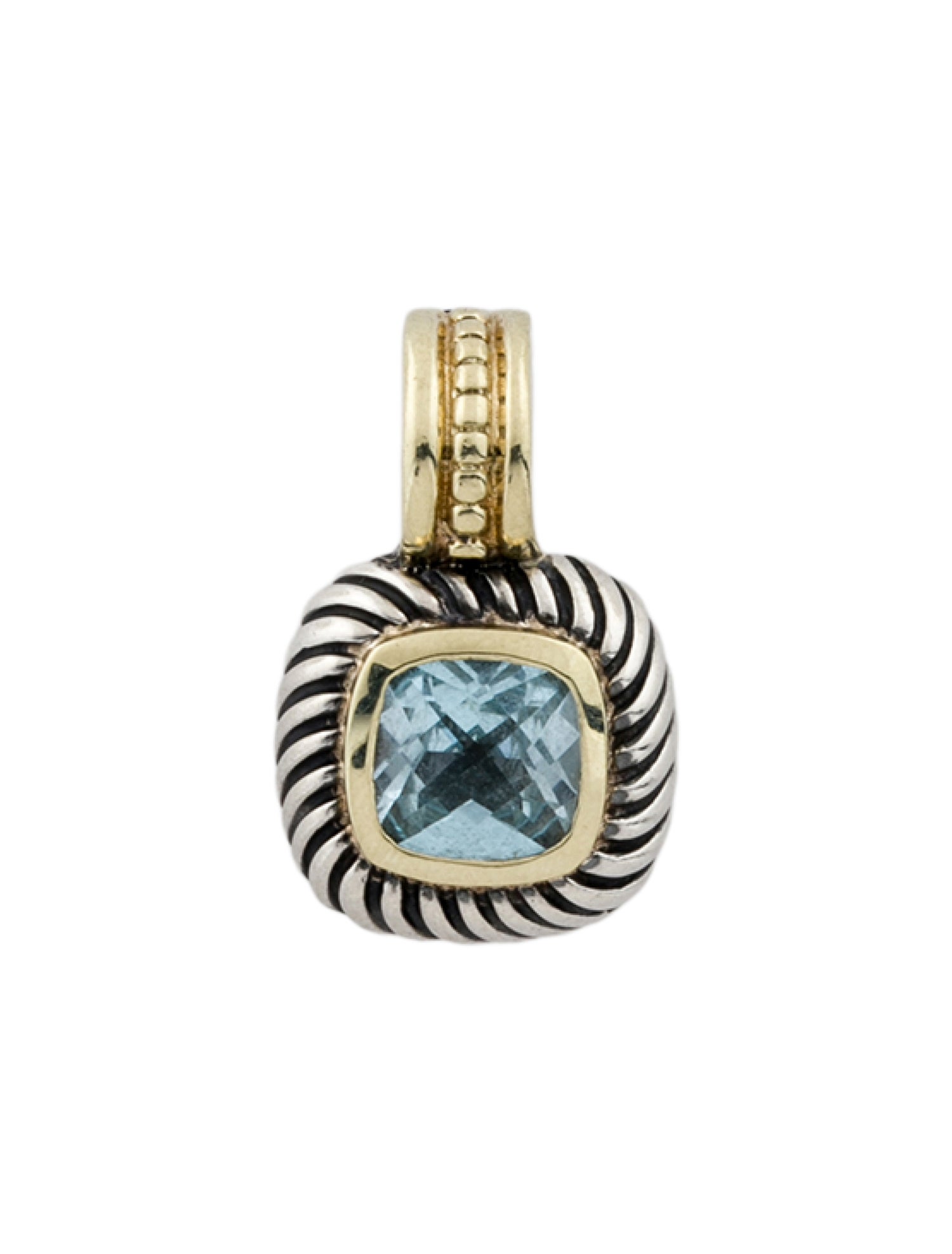 David Yurman Topaz Pendant Enhancer
