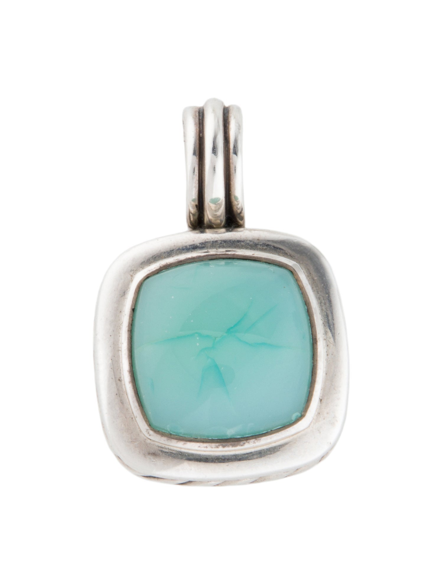 David Yurman Dyed Chalcedony Albion Enhancer Pendant