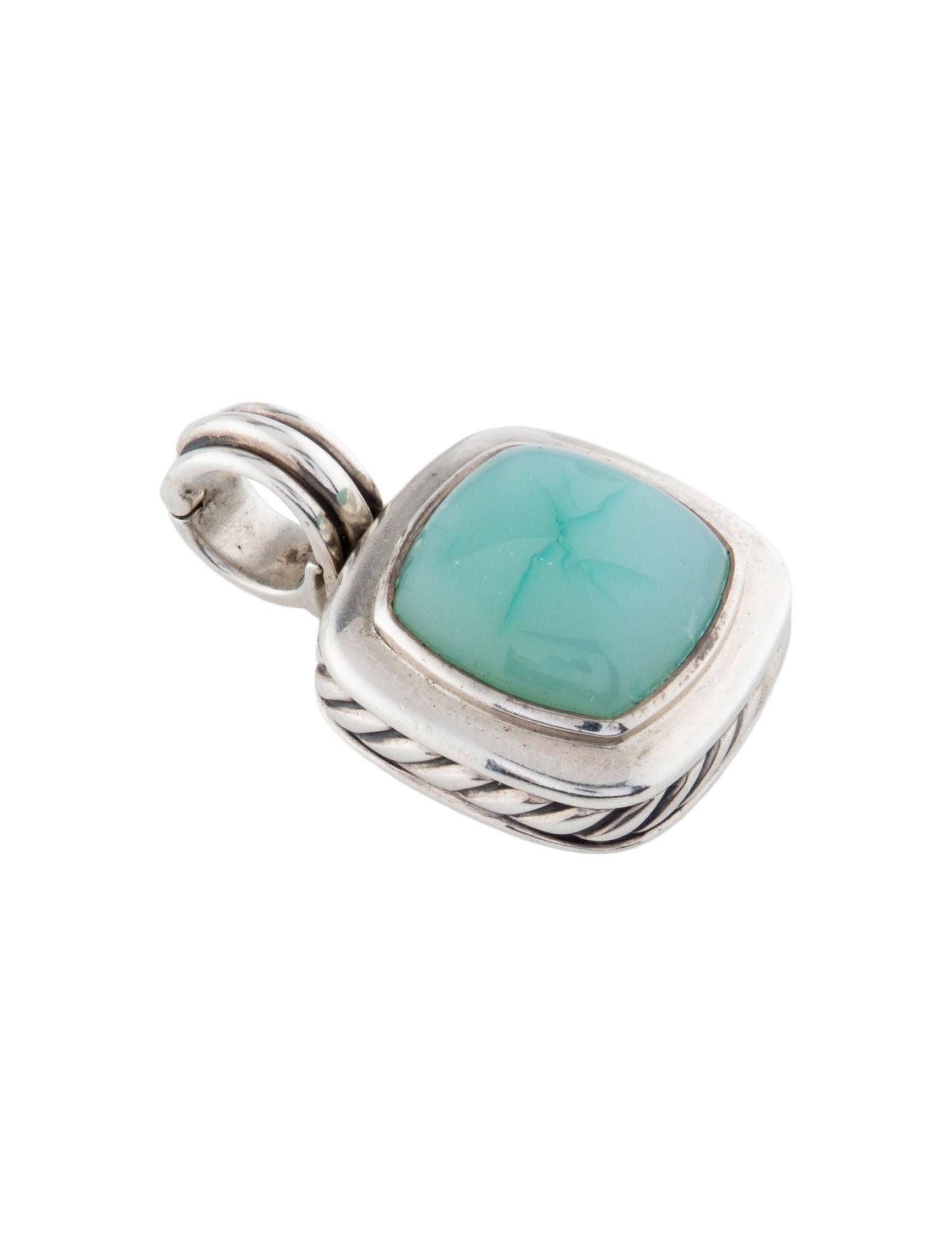 David Yurman Dyed Chalcedony Albion Enhancer Pendant