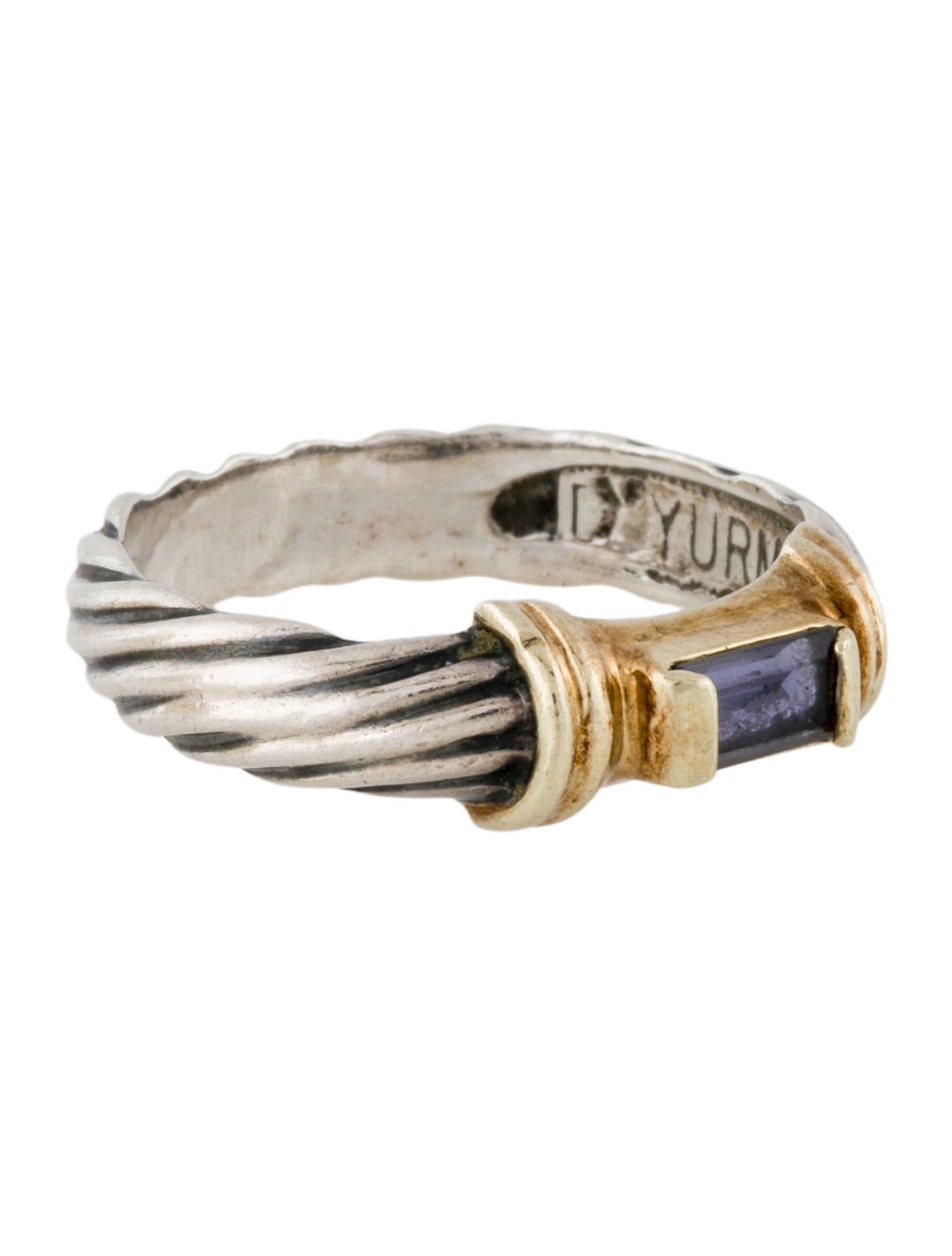 David Yurman Vintage Two-Tone Iolite Band