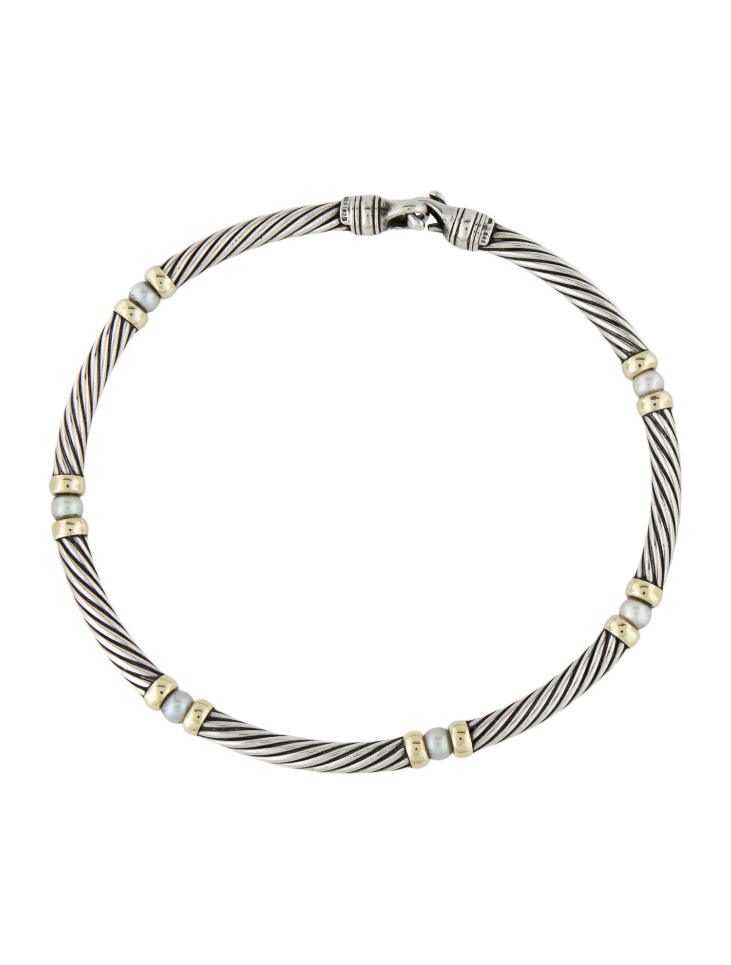 David Yurman Pearl Hampton Collar Necklace