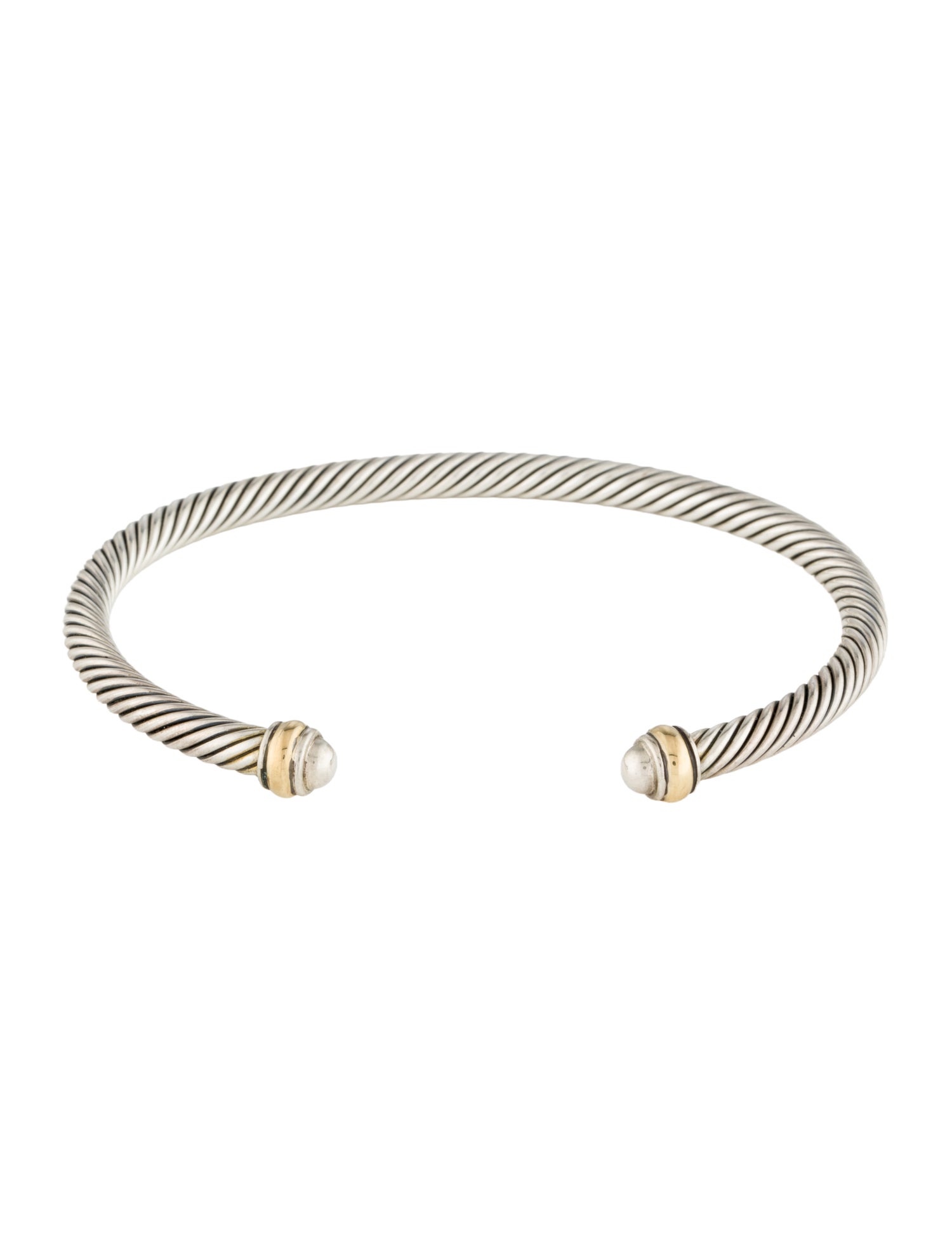 David Yurman Two-Tone Cable Flex® Cuff Bracelet