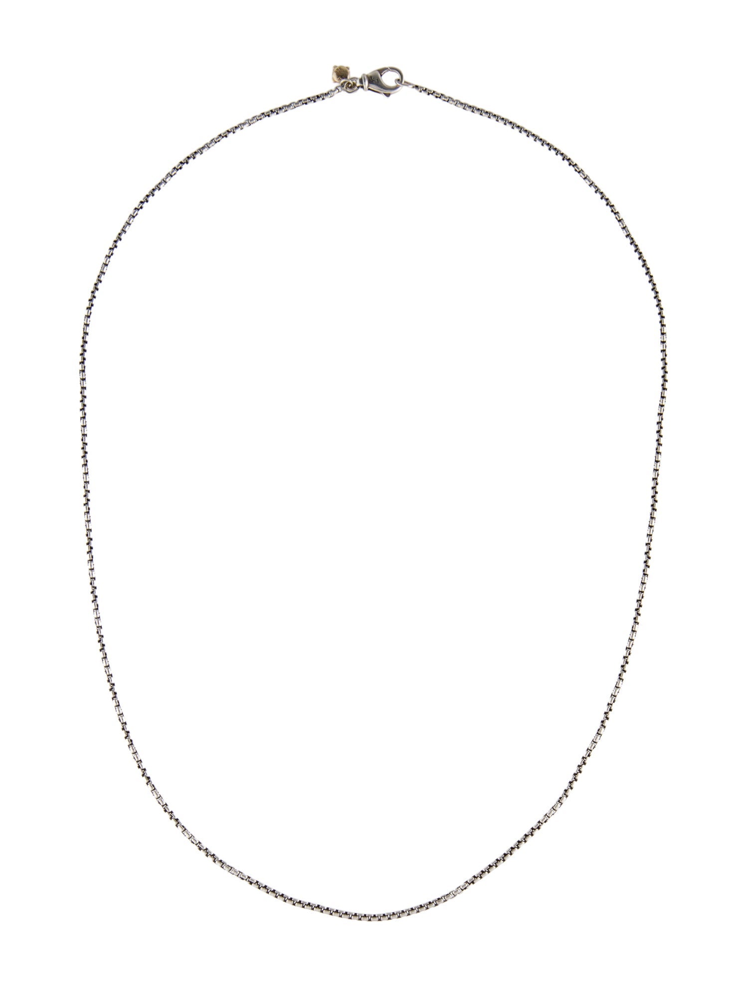 David Yurman Two-Tone Box Chain Necklace