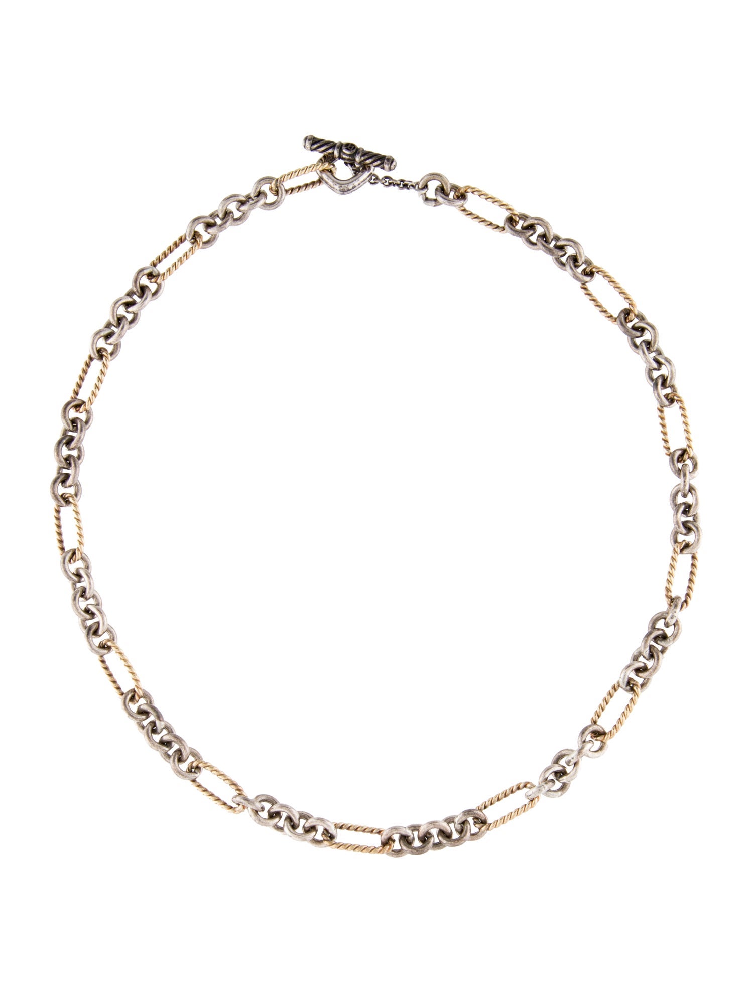 David Yurman Two-Tone Chain Necklace