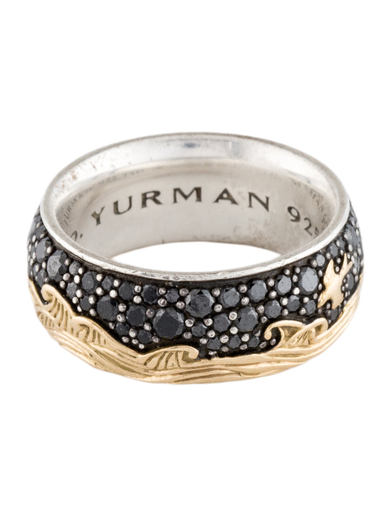 David Yurman Diamond Waves Band Ring
