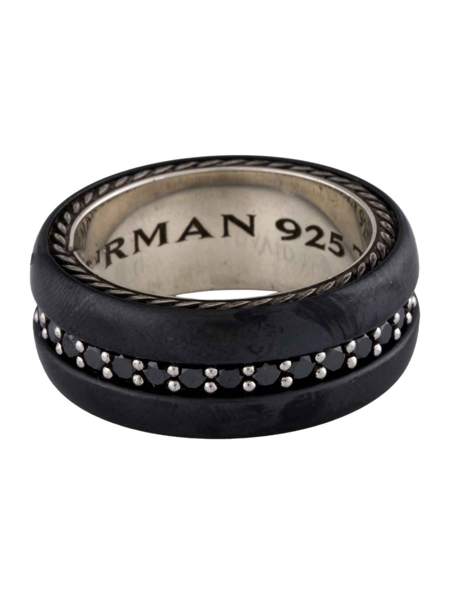 David Yurman Diamond Streamline Band Ring