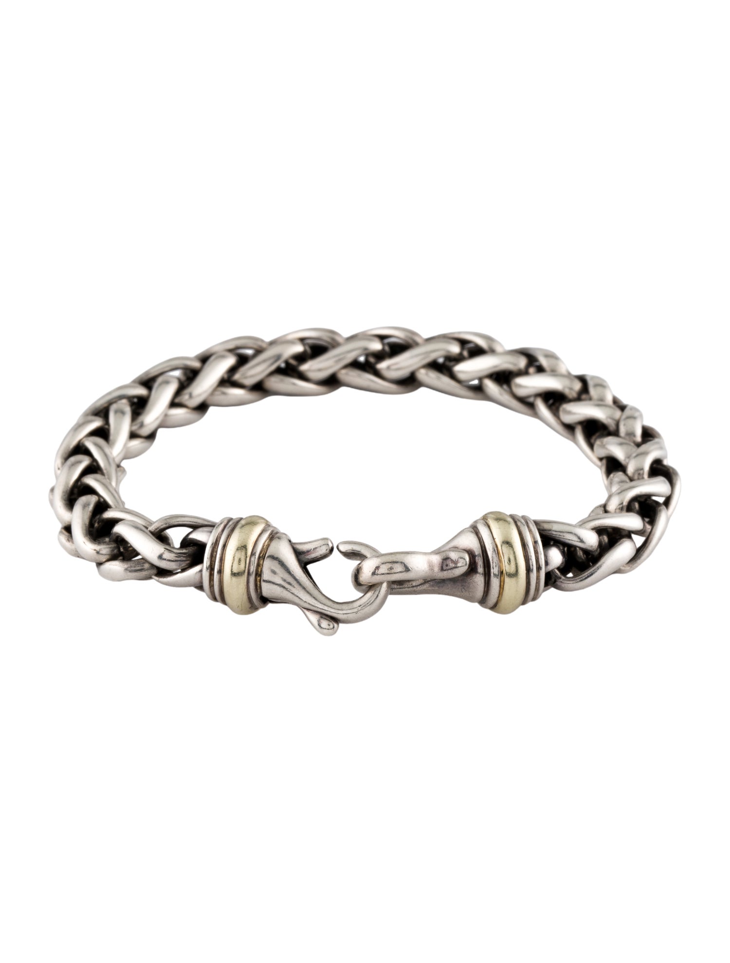 David Yurman Two-Tone Wheat Chain Bracelet