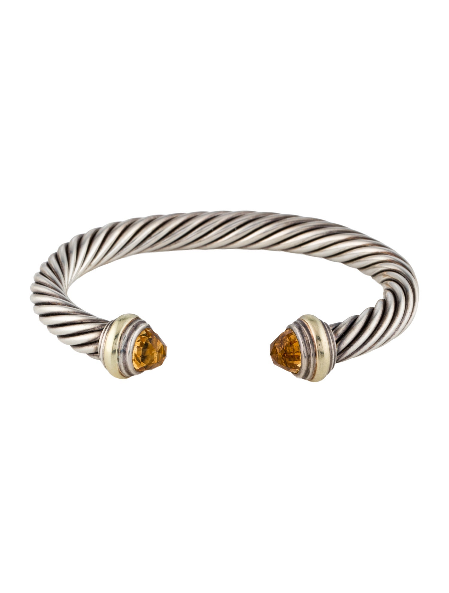 David Yurman Citrine Cable Classic Cuff