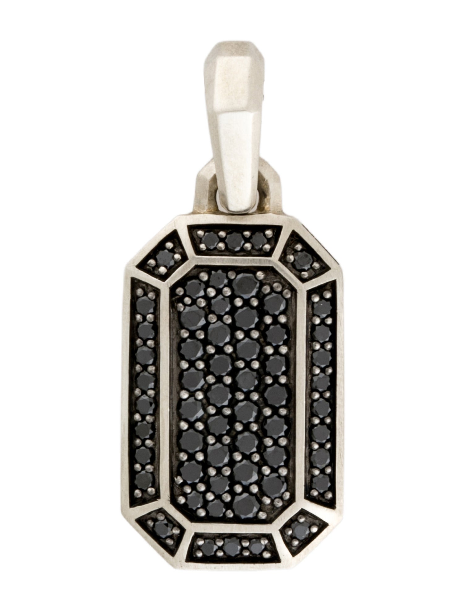 David Yurman Diamond Streamline Amulet Pendant