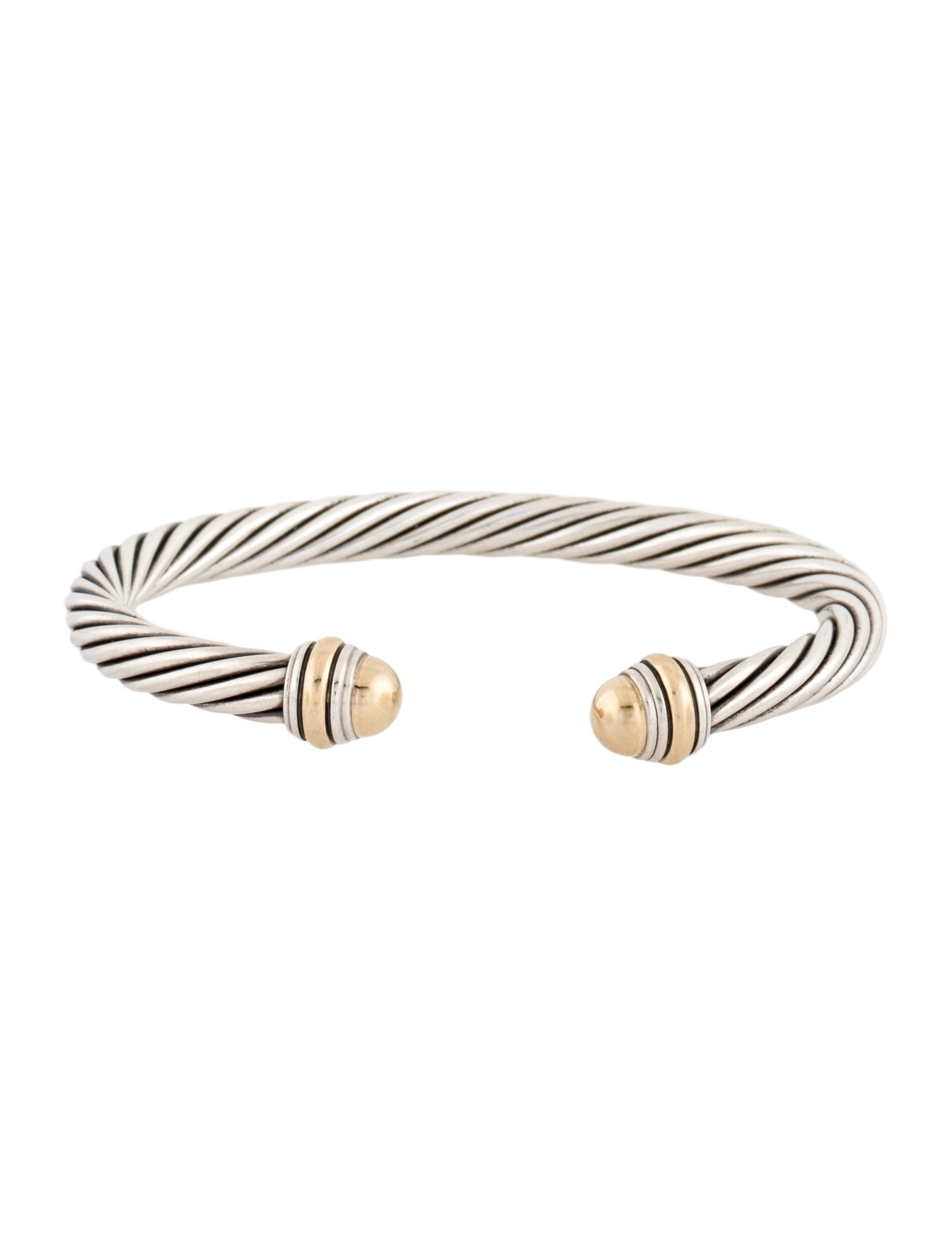 David Yurman Two-Tone Classic Cable Bracelet