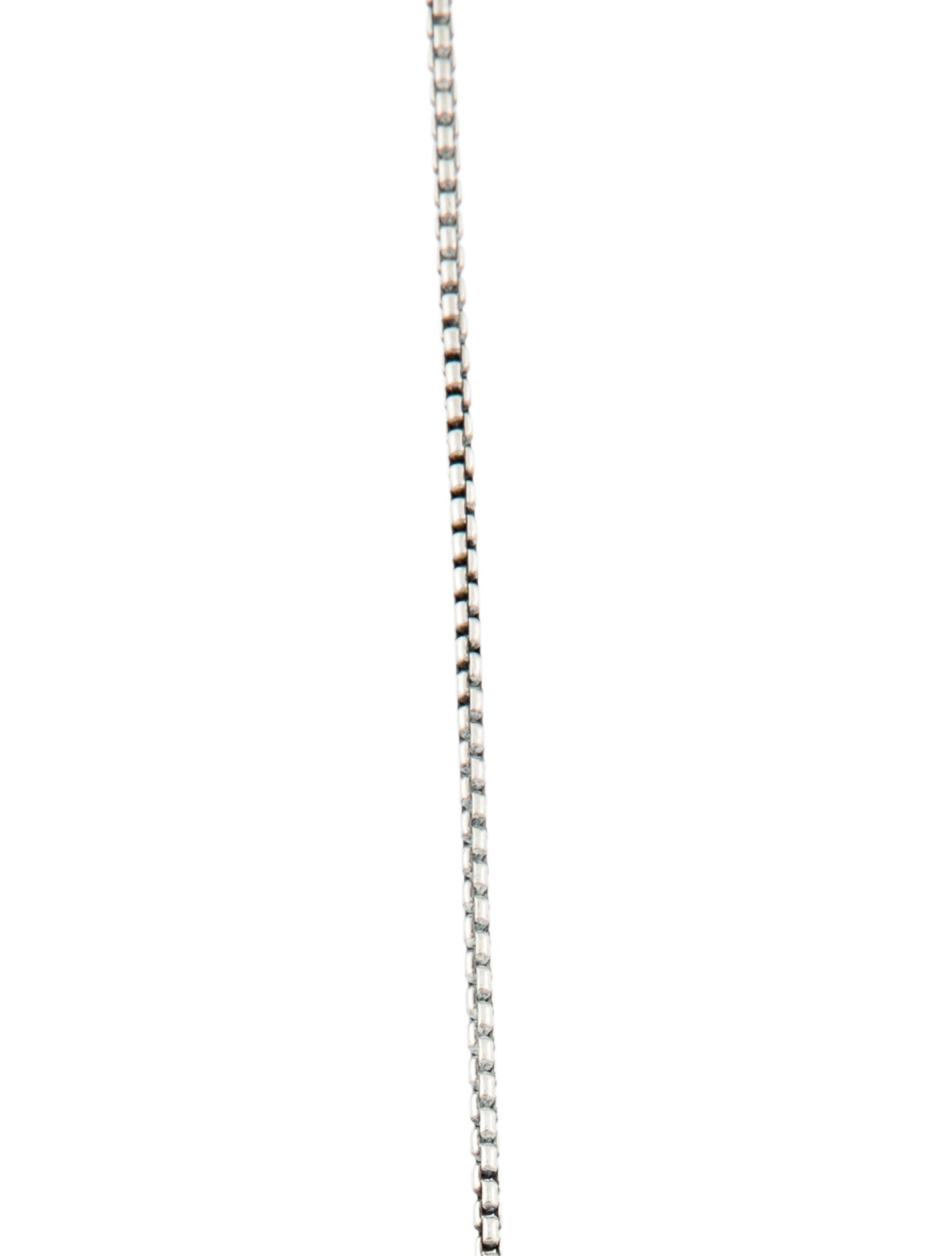 David Yurman Box Chain Slider Necklace