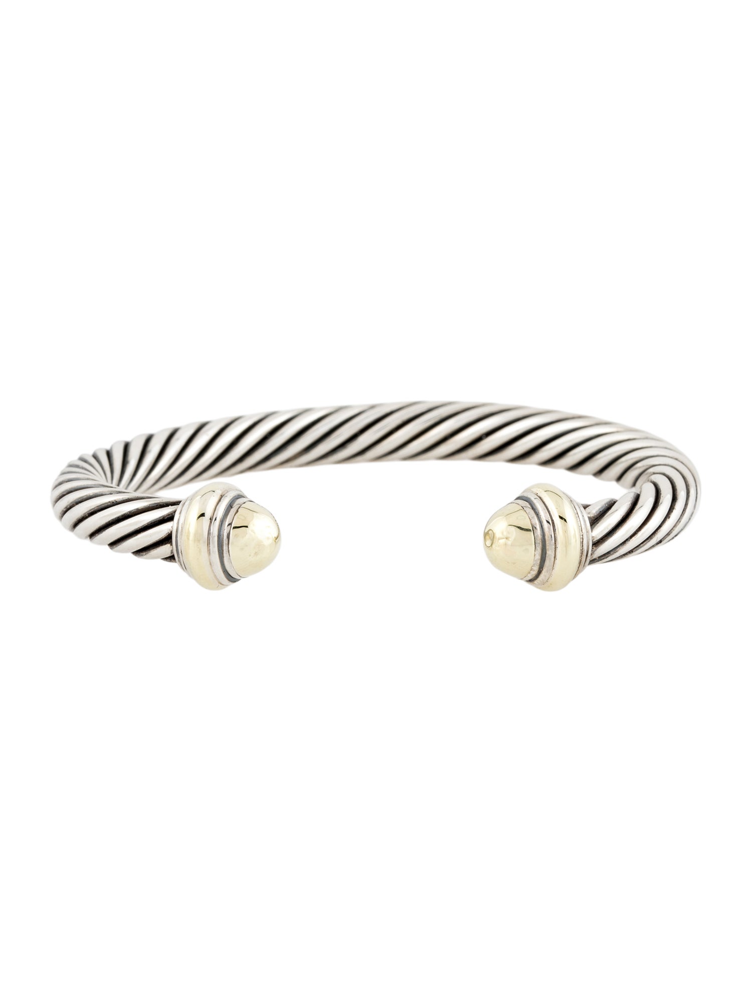 David Yurman Two-Tone Dome Cable Classic Bracelet