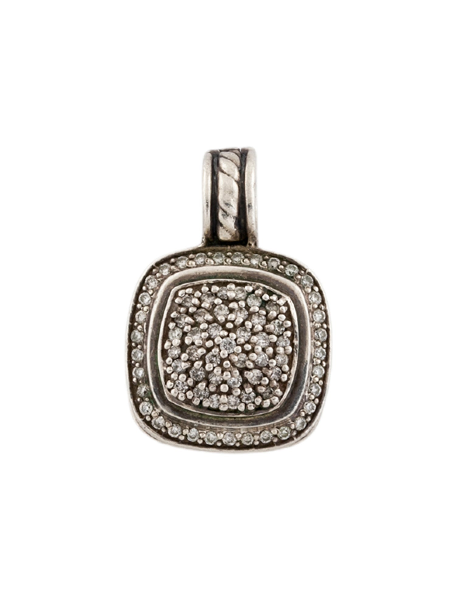 David Yurman Diamond Pavé Albion Enhancer Pendant