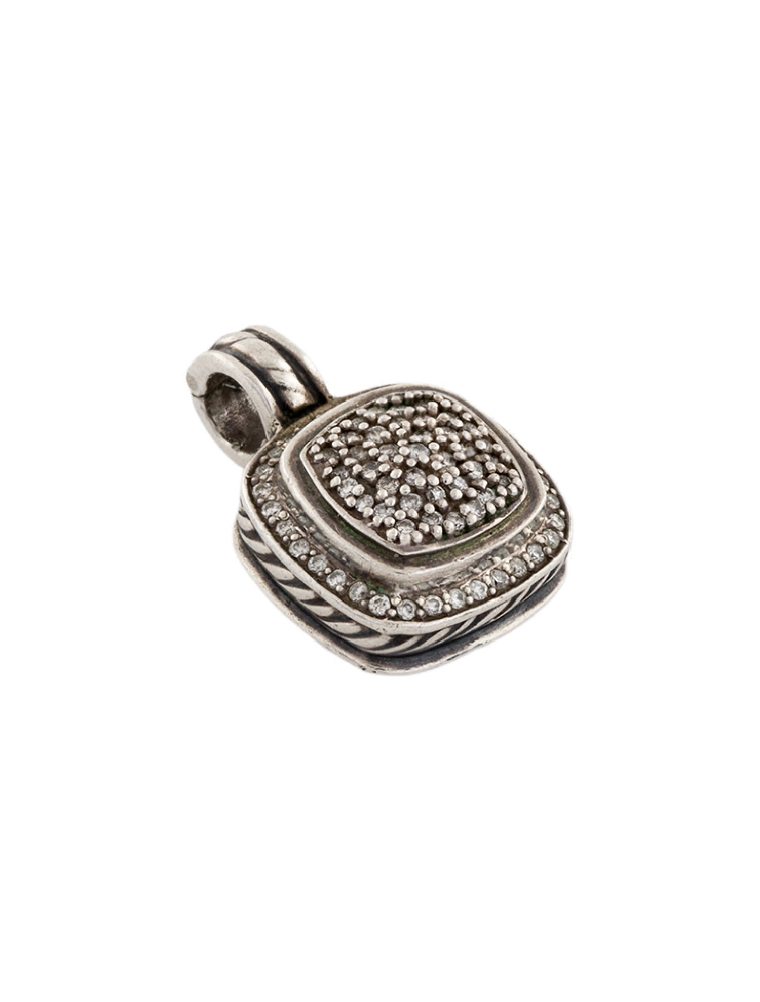 David Yurman Diamond Pavé Albion Enhancer Pendant