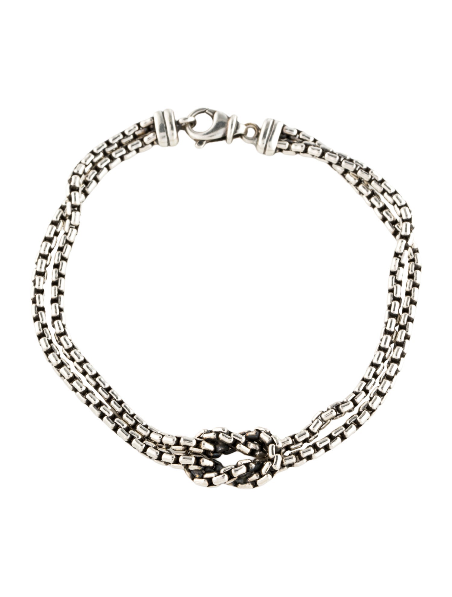 David Yurman Knotted Box Chain Bracelet