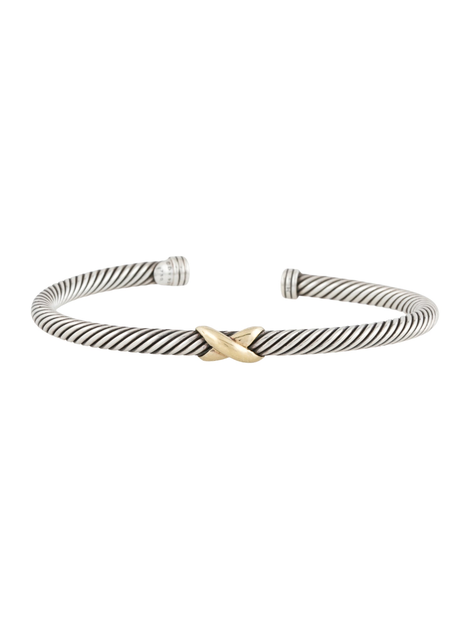 David Yurman X Classic Cable Station Bracelet