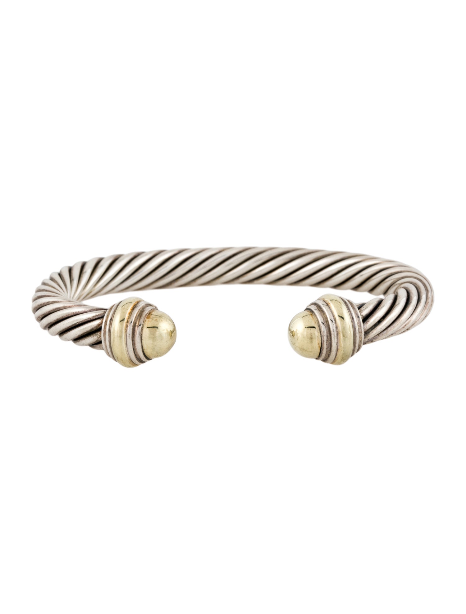 David Yurman Two-Tone Dome Cable Classic Bracelet