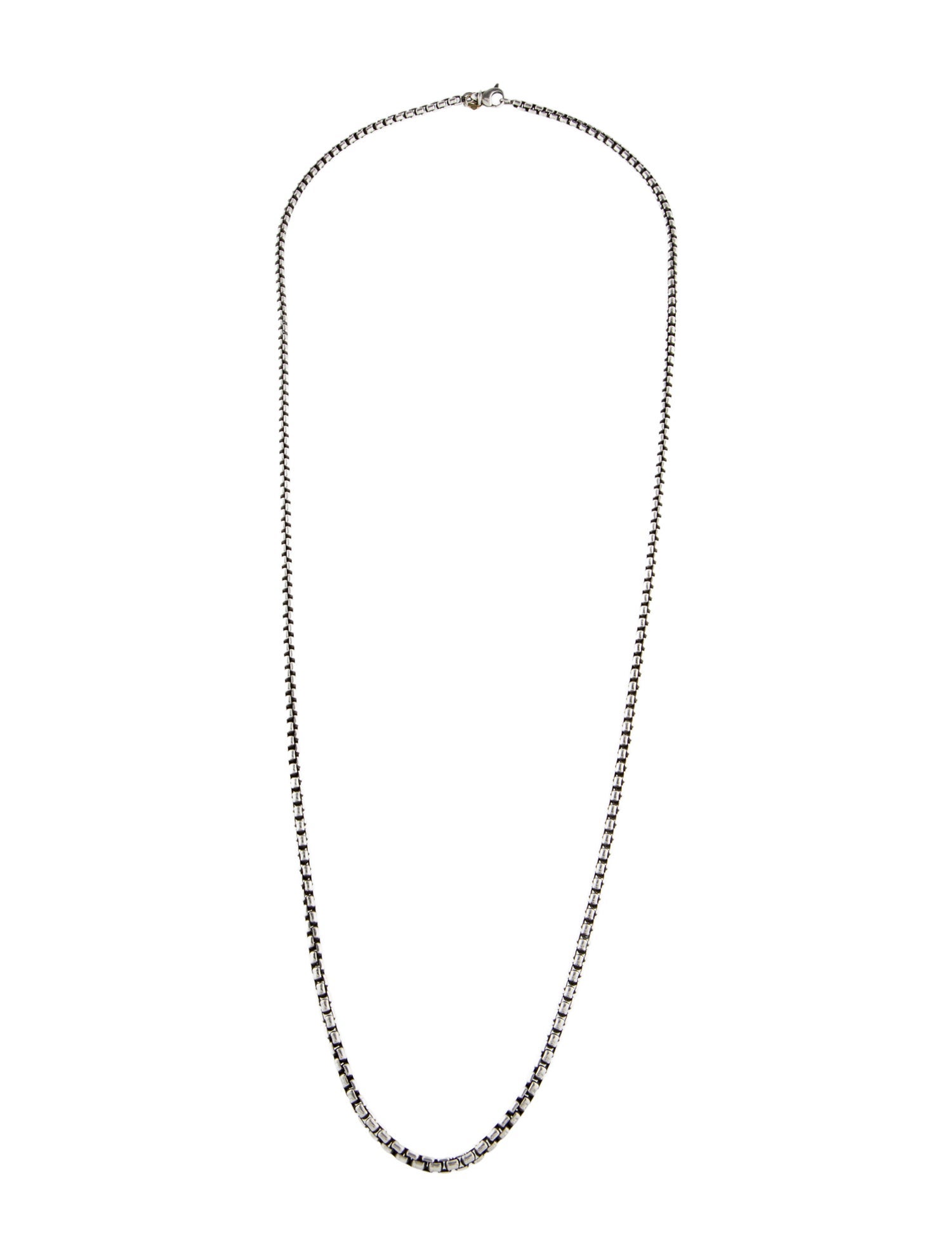 David Yurman Two-Tone Box Chain Necklace