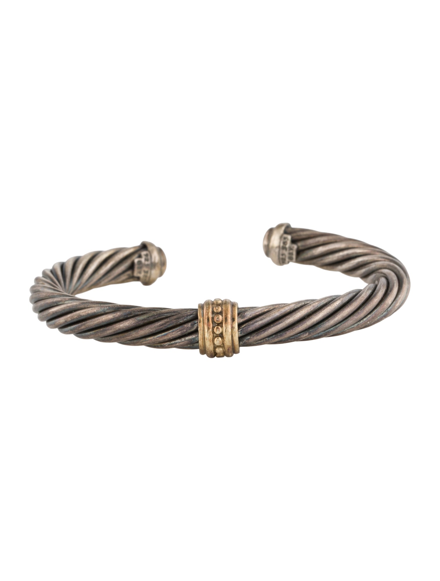 David Yurman Two-Tone Cable Cuff