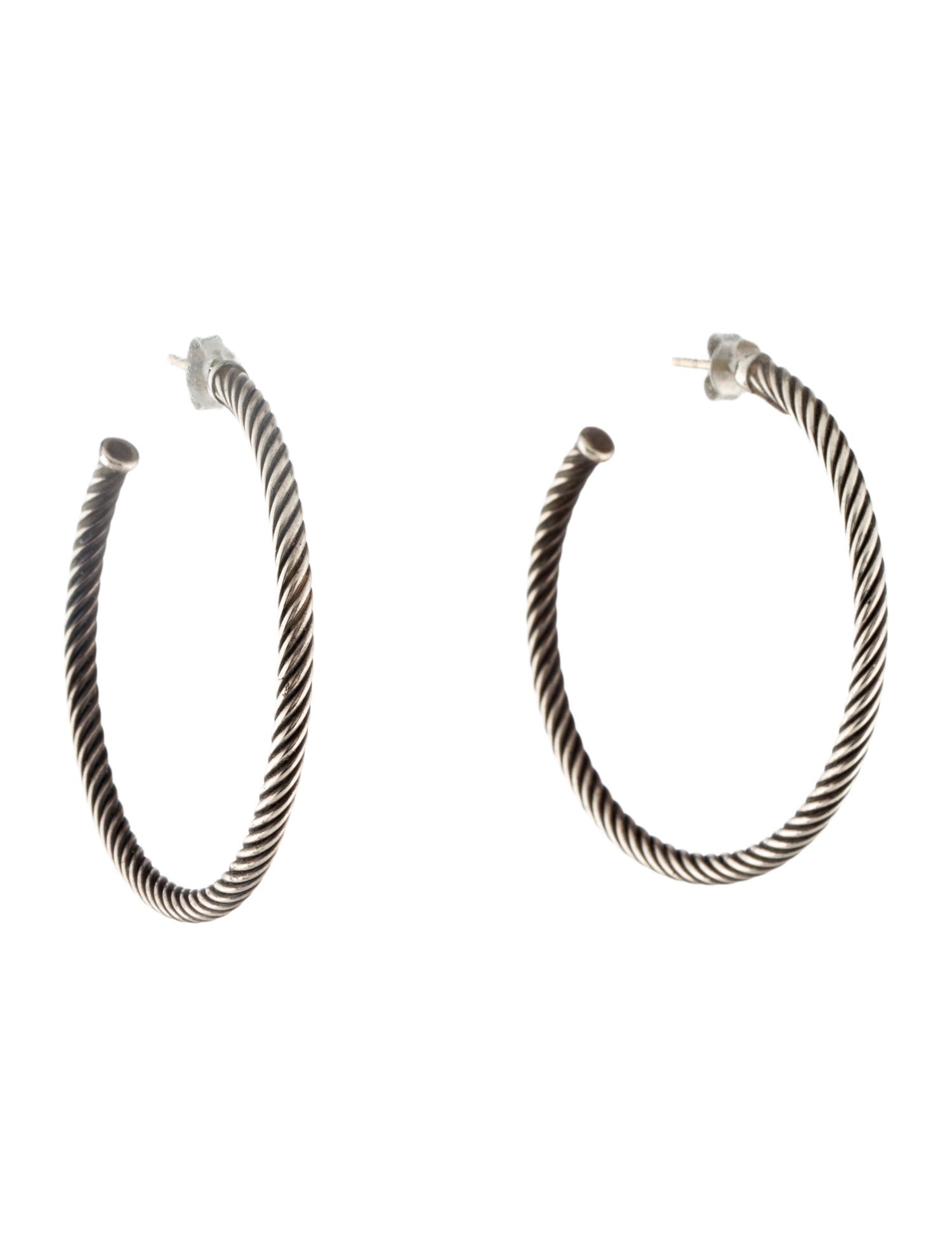 David Yurman Cable Hoop Earrings