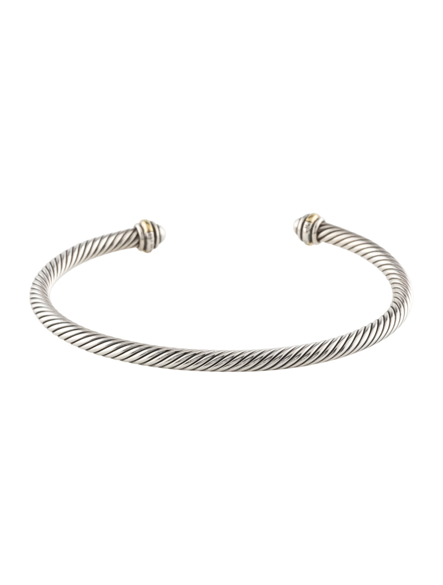 David Yurman Two-Tone Classic Cable Bracelet