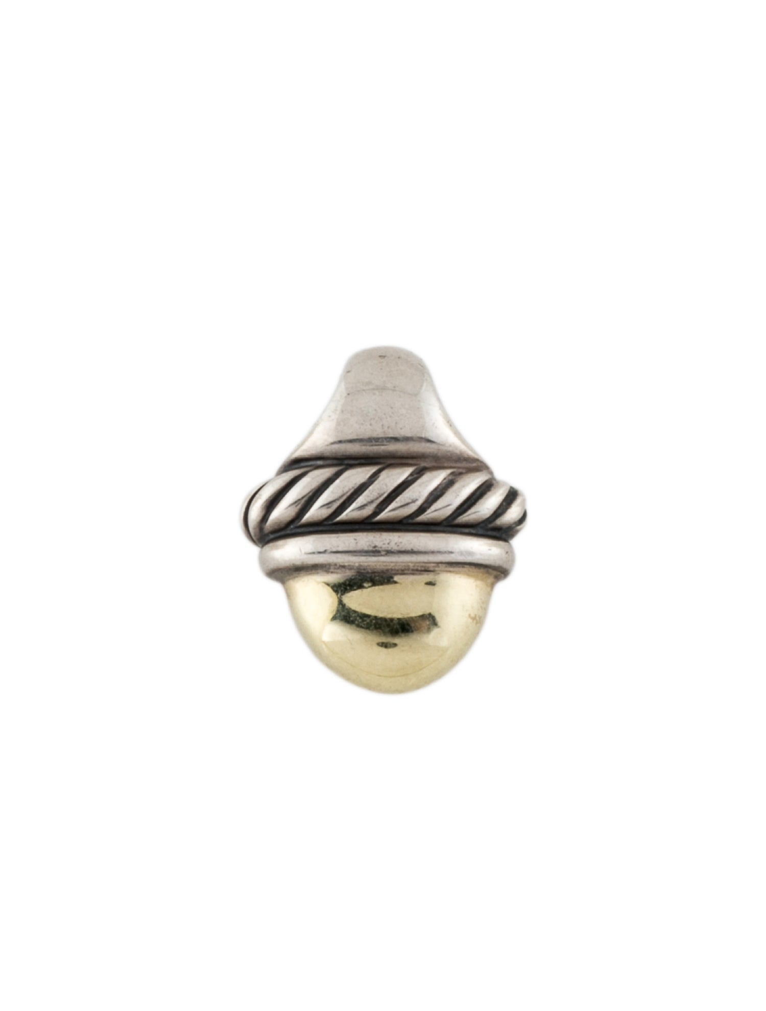 David Yurman Two-Tone Acorn Pendant