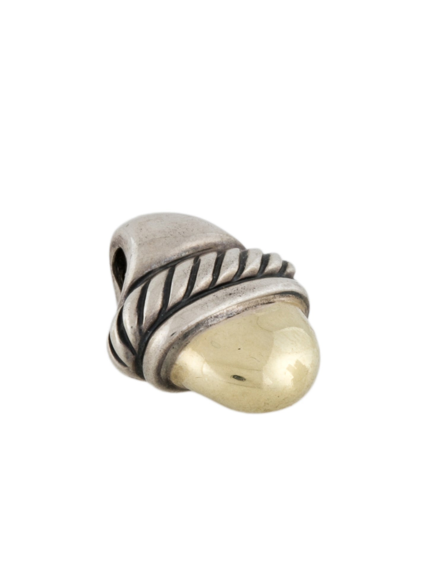 David Yurman Two-Tone Acorn Pendant