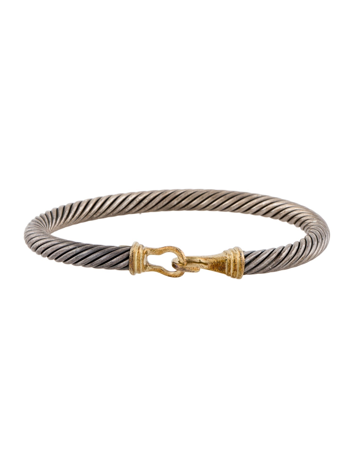 David Yurman Two-Tone Buckle Bracelet