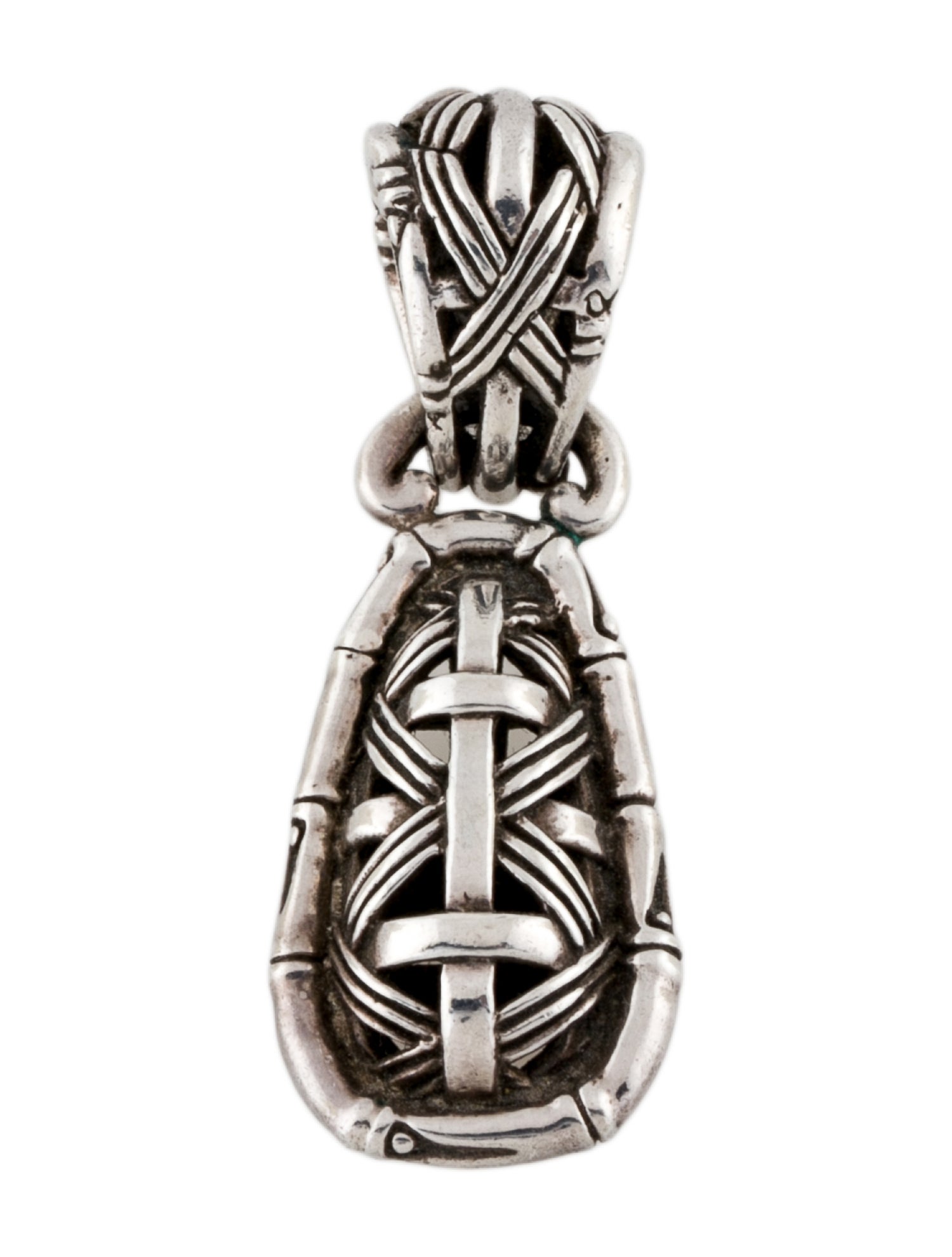 David Yurman Woven Bamboo Pendant