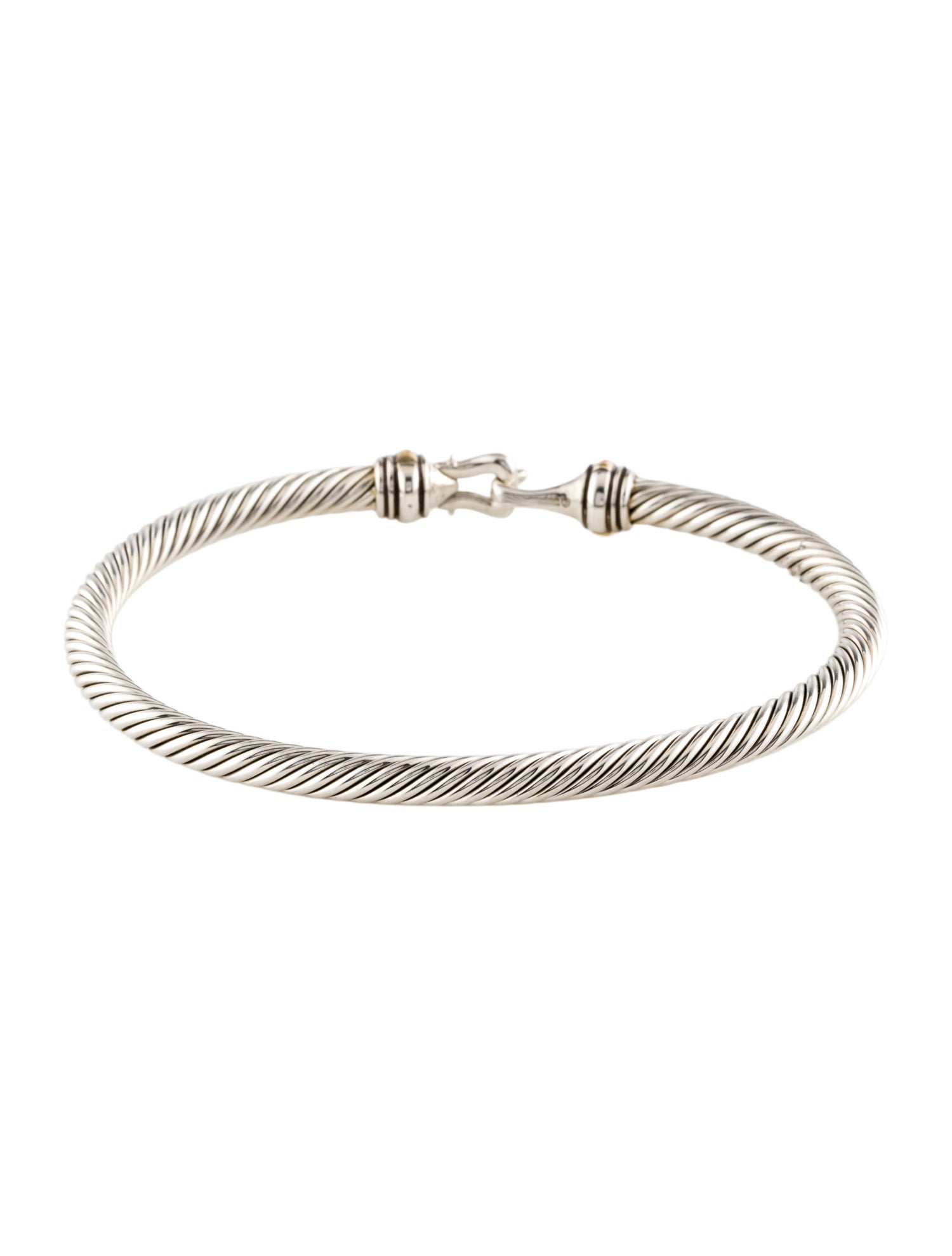 David Yurman Two-Tone Cable Buckle Bracelet