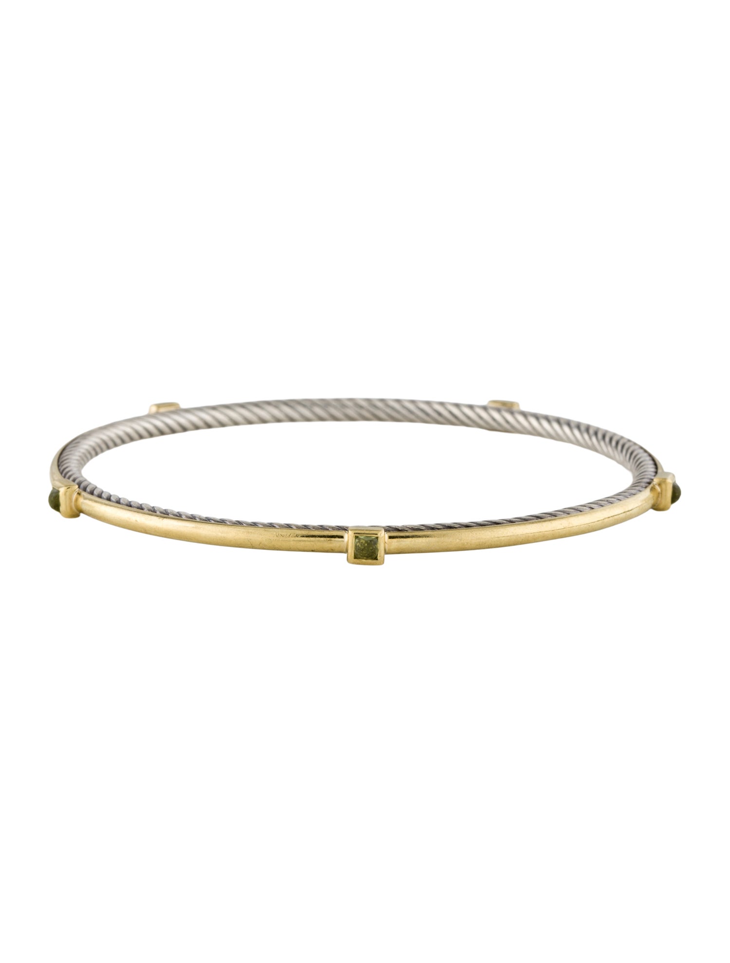 David Yurman Peridot Confetti Bangle