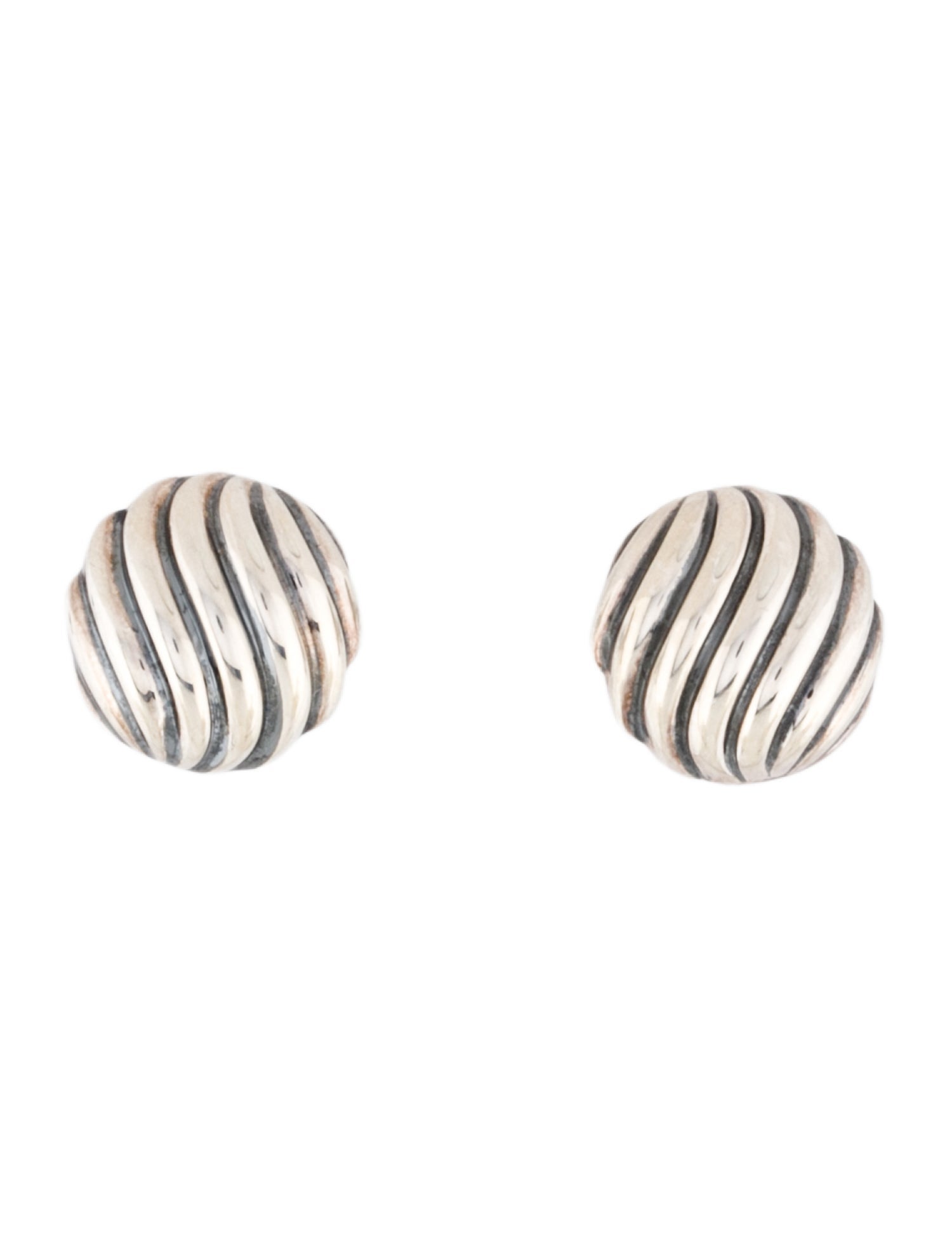 David Yurman Sculpted Cable Stud Earrings