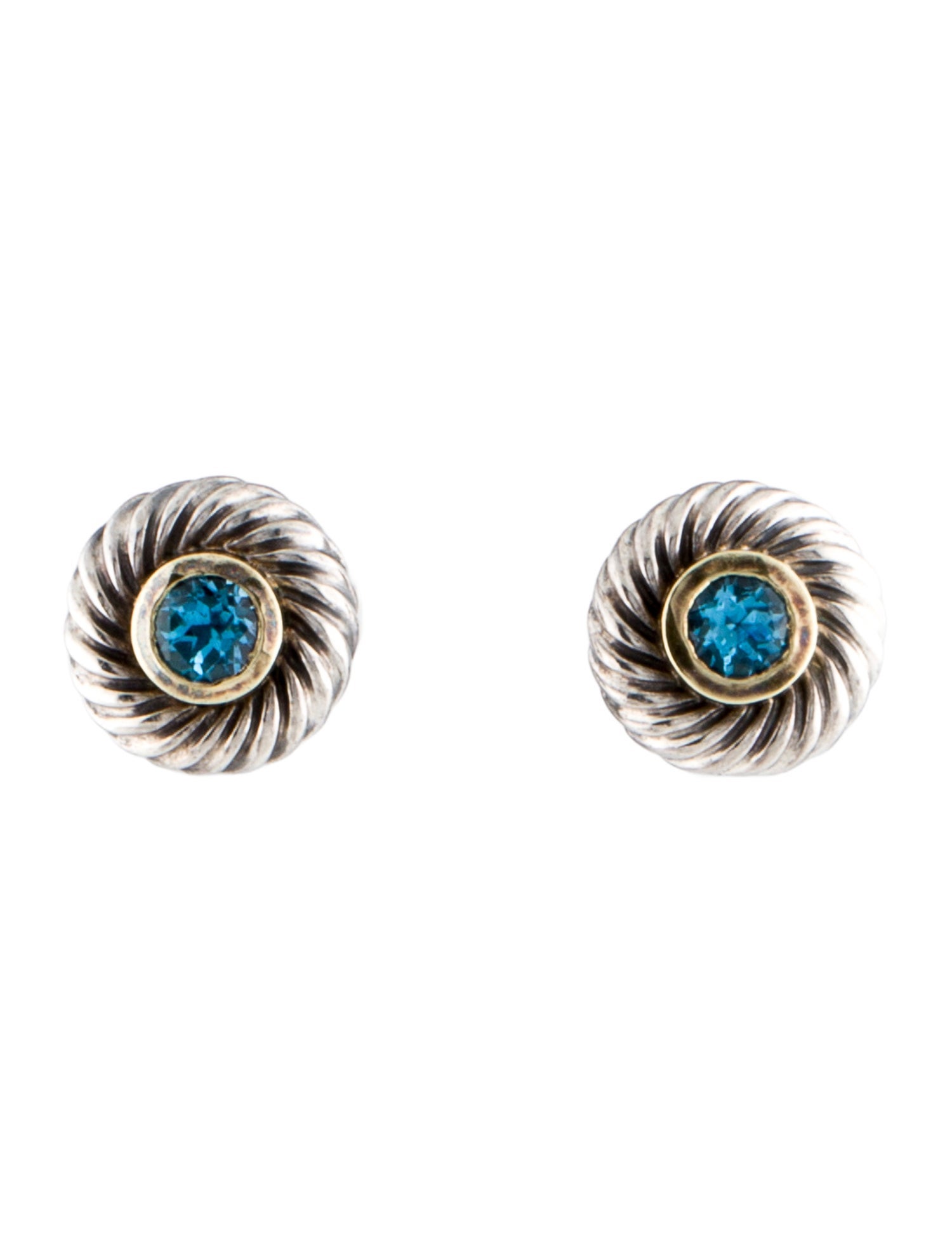 David Yurman Topaz Color Classics Stud Earring