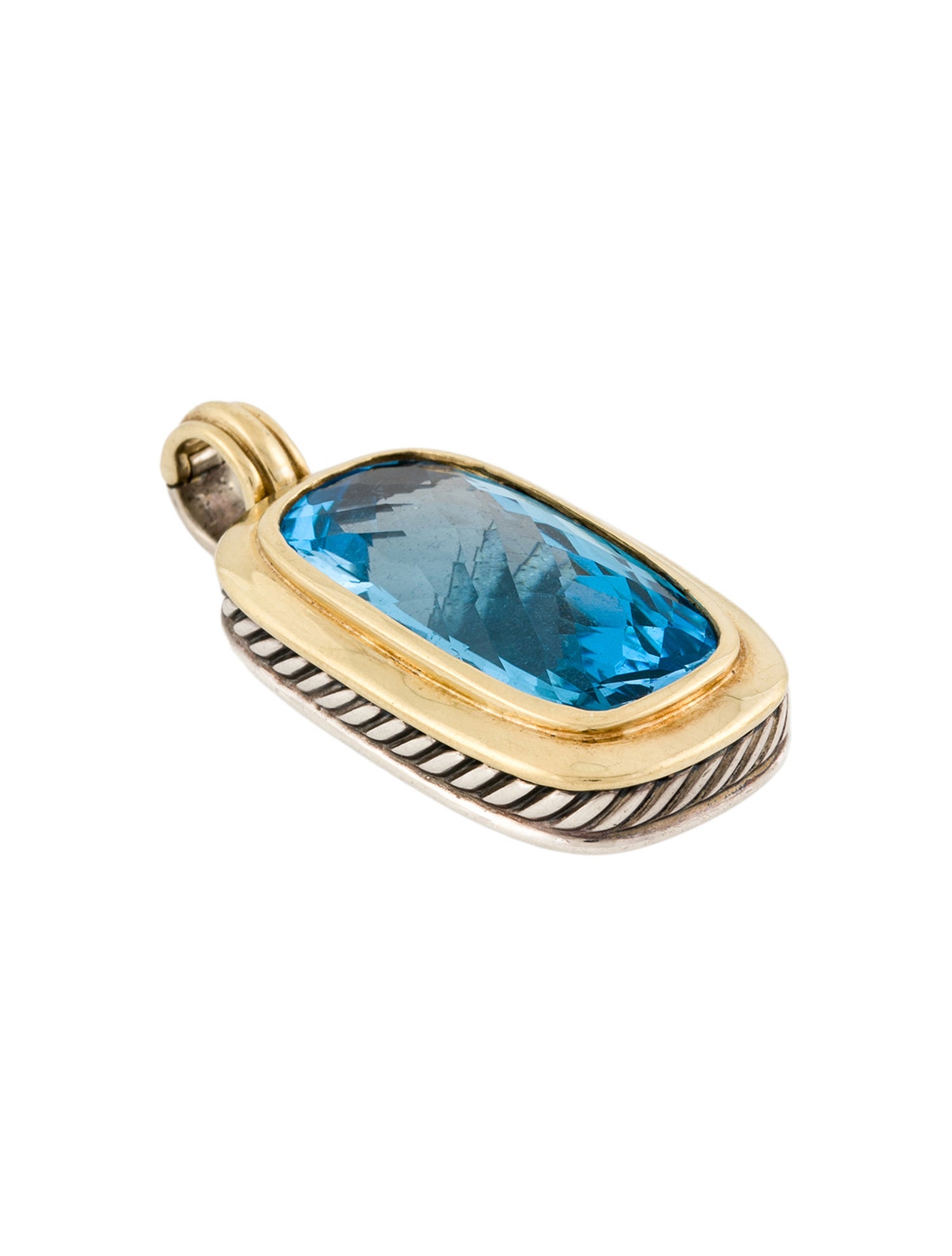 David Yurman Topaz Pendant Enhancer