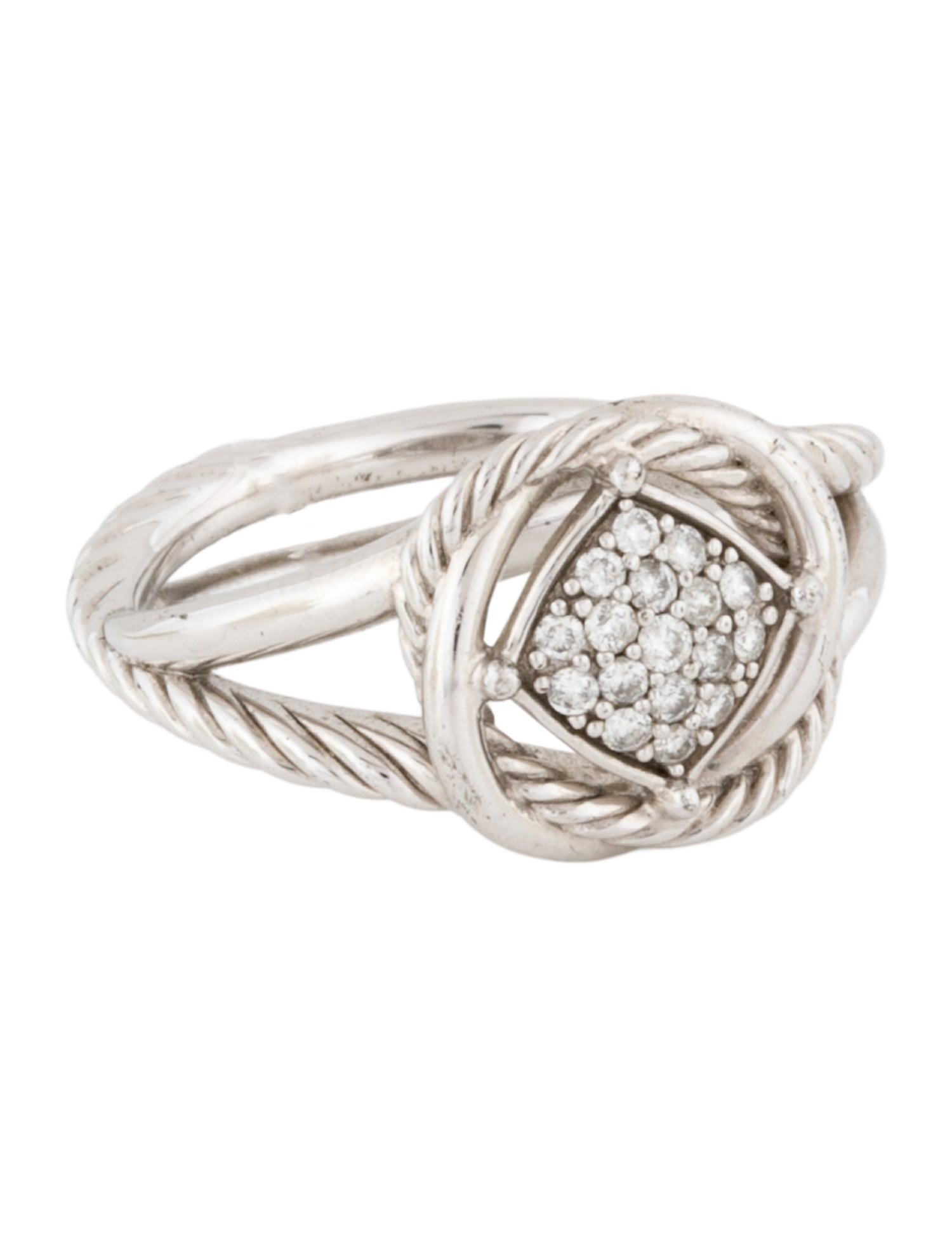 David Yurman Diamond Infinity Ring