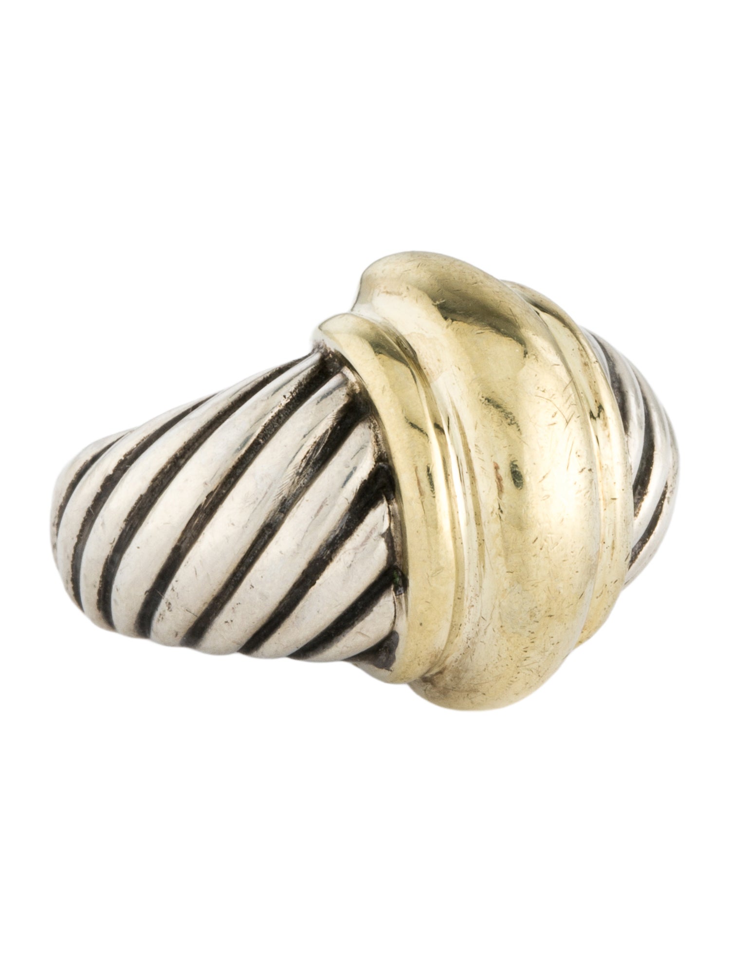 David Yurman Two-Tone Dome Ring