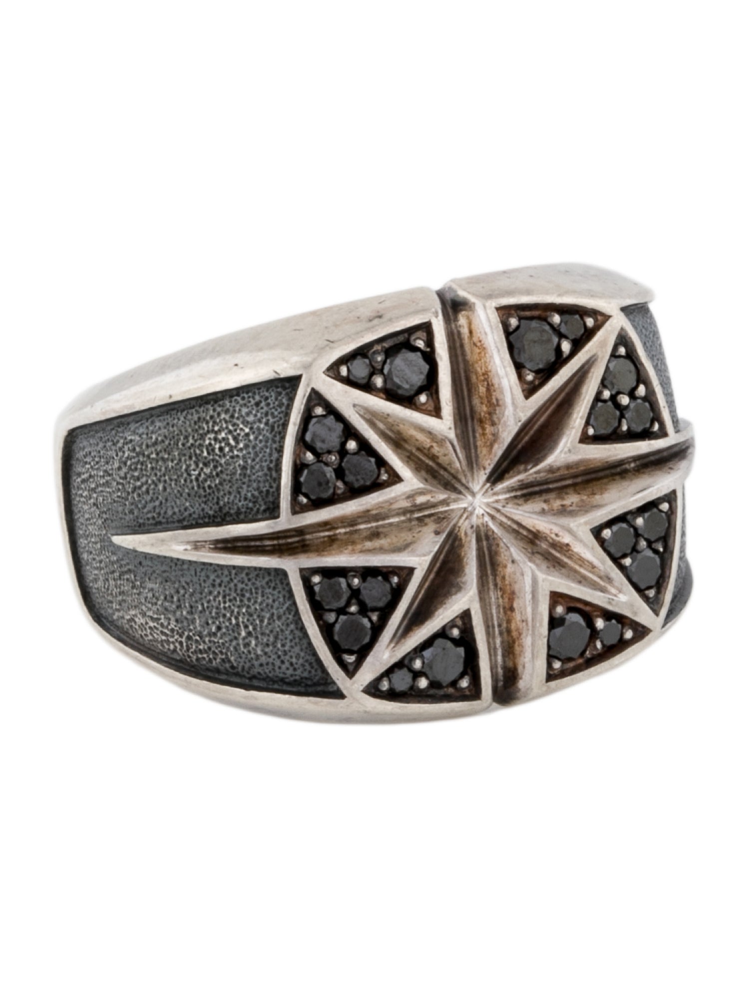 David Yurman Maritime North Star Signet Ring