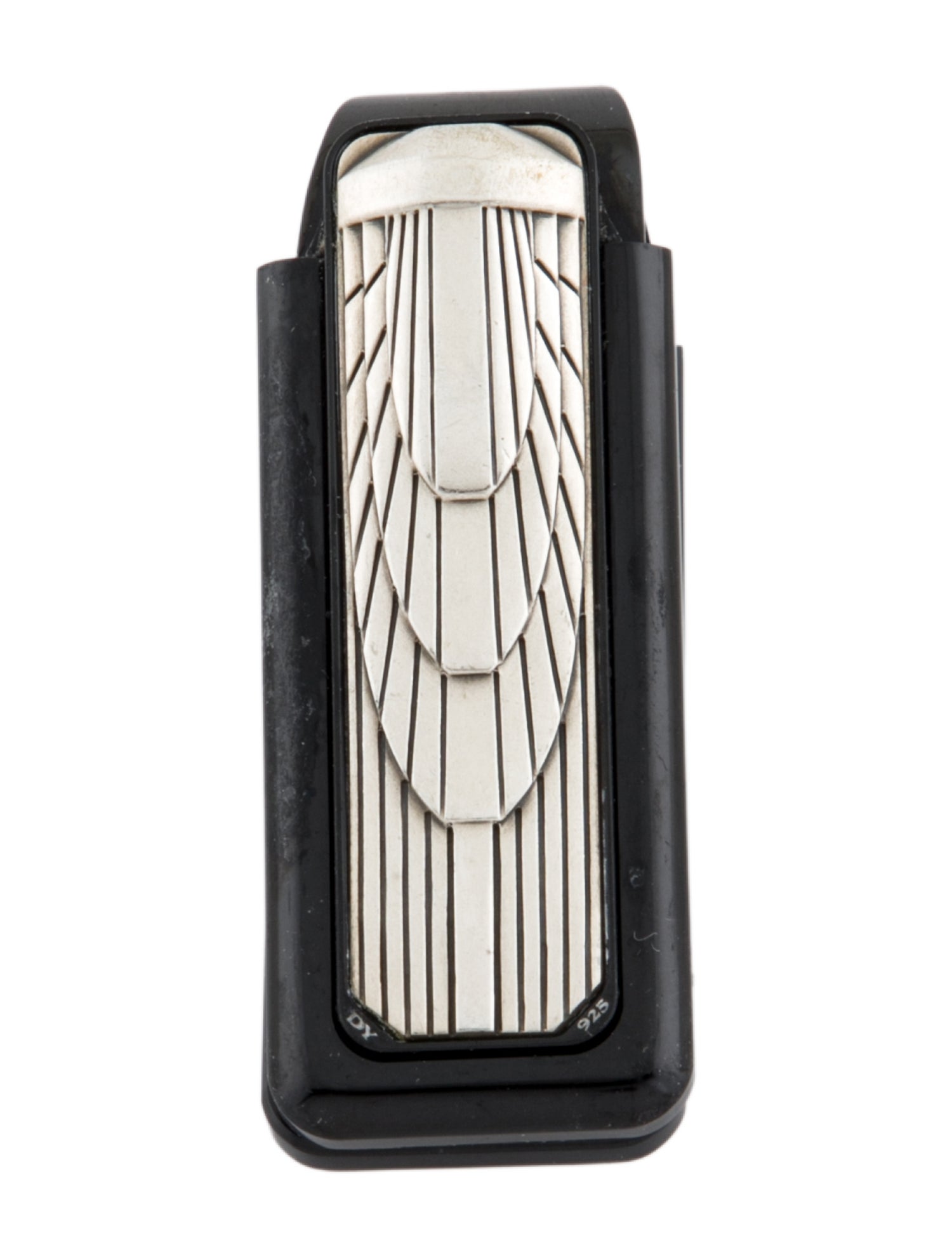 David Yurman Silver Engraved Money Clip