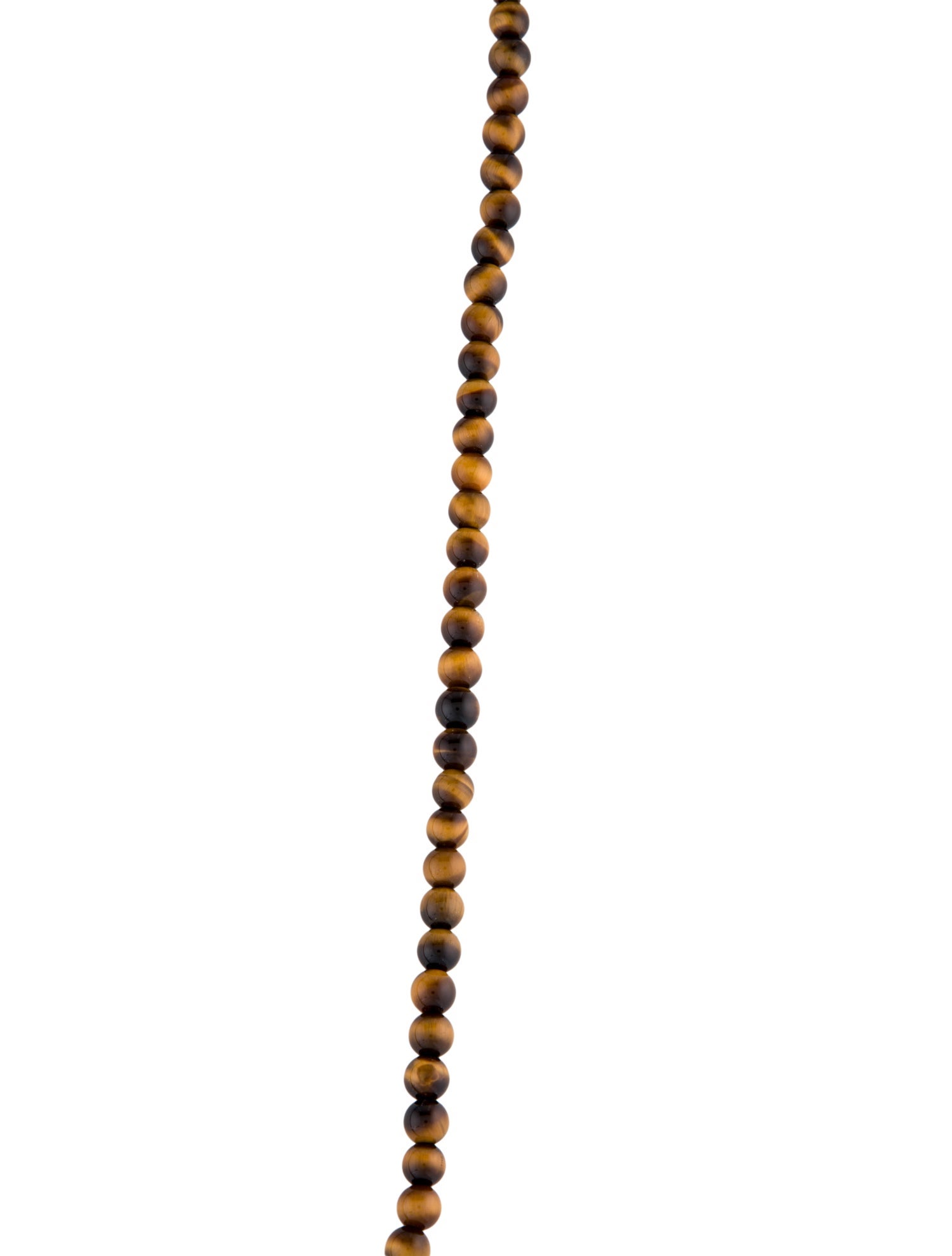 David Yurman Tiger's Eye Quartz Spiritual Beads Necklace