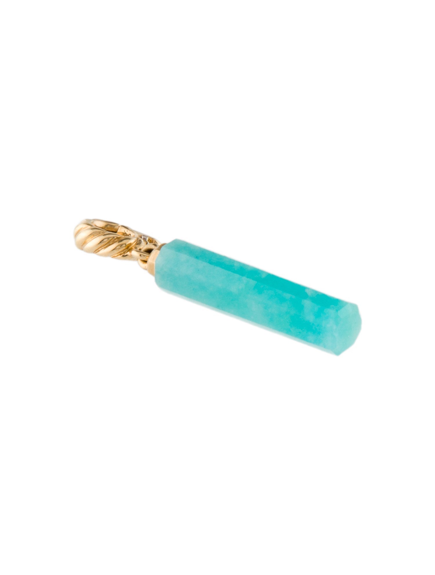 David Yurman 18K Amazonite Pendant