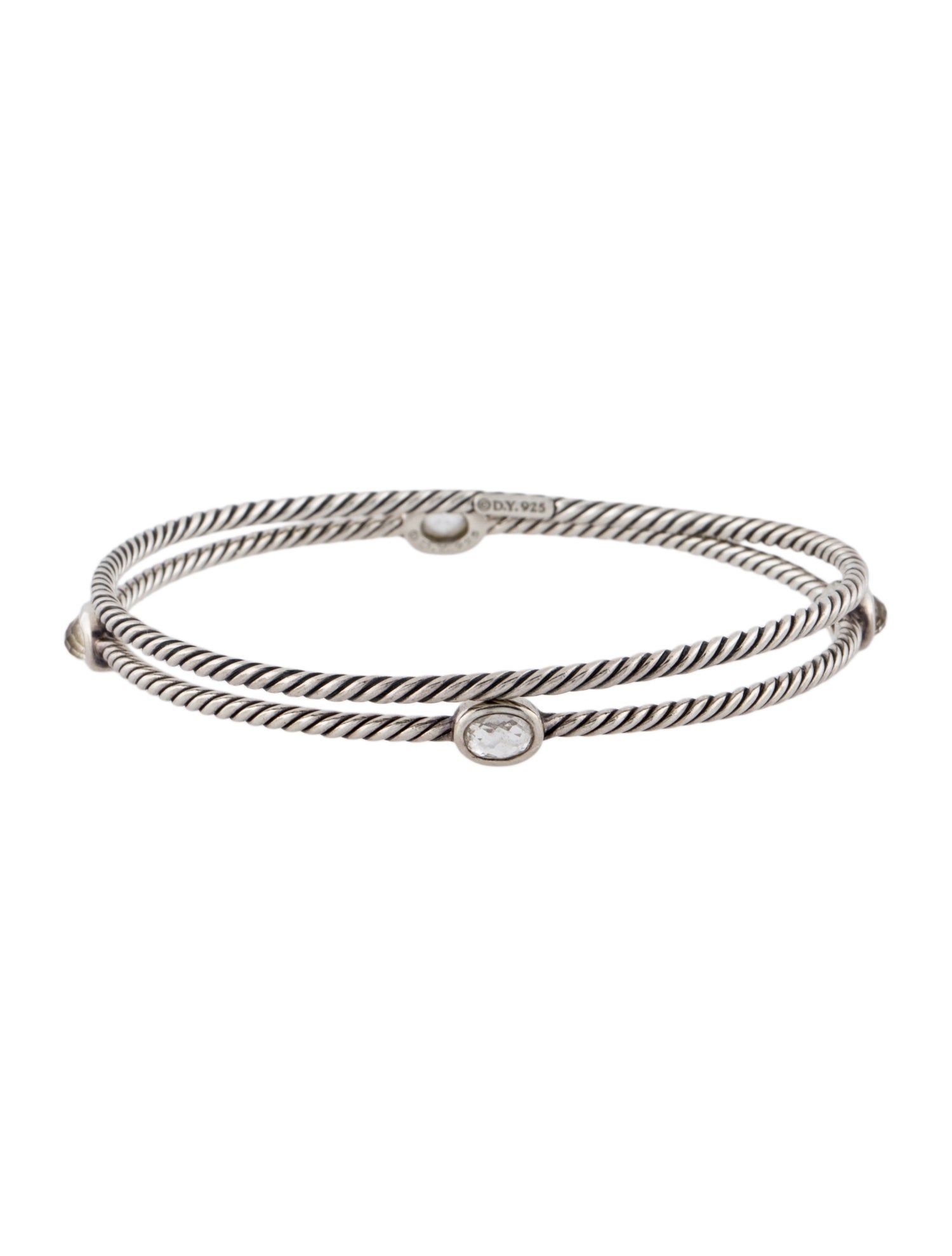 David Yurman Quartz Cable Classic Bangle Set