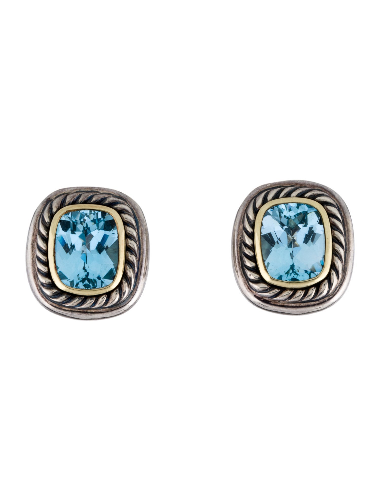 David Yurman Topaz Albion Earclip Earrings