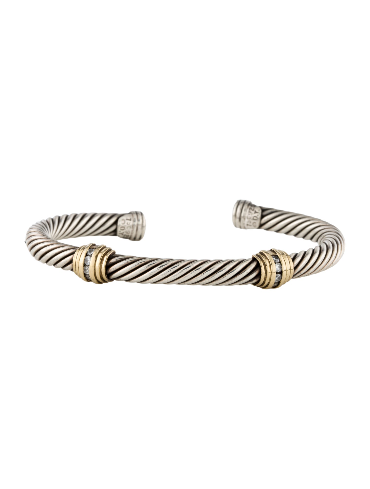 David Yurman Diamond Cable Bracelet