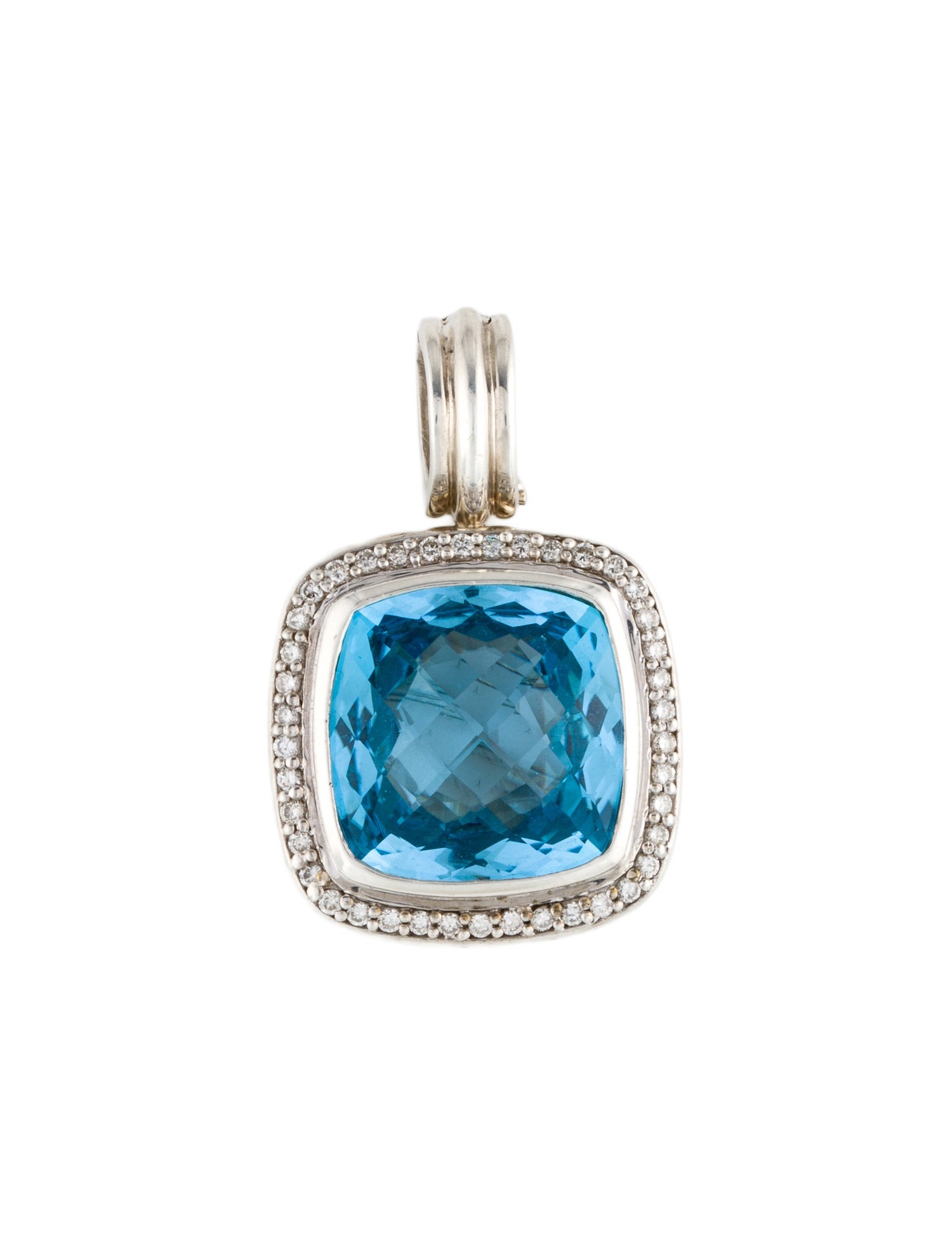 David Yurman Topaz & Diamond Albion Pendant