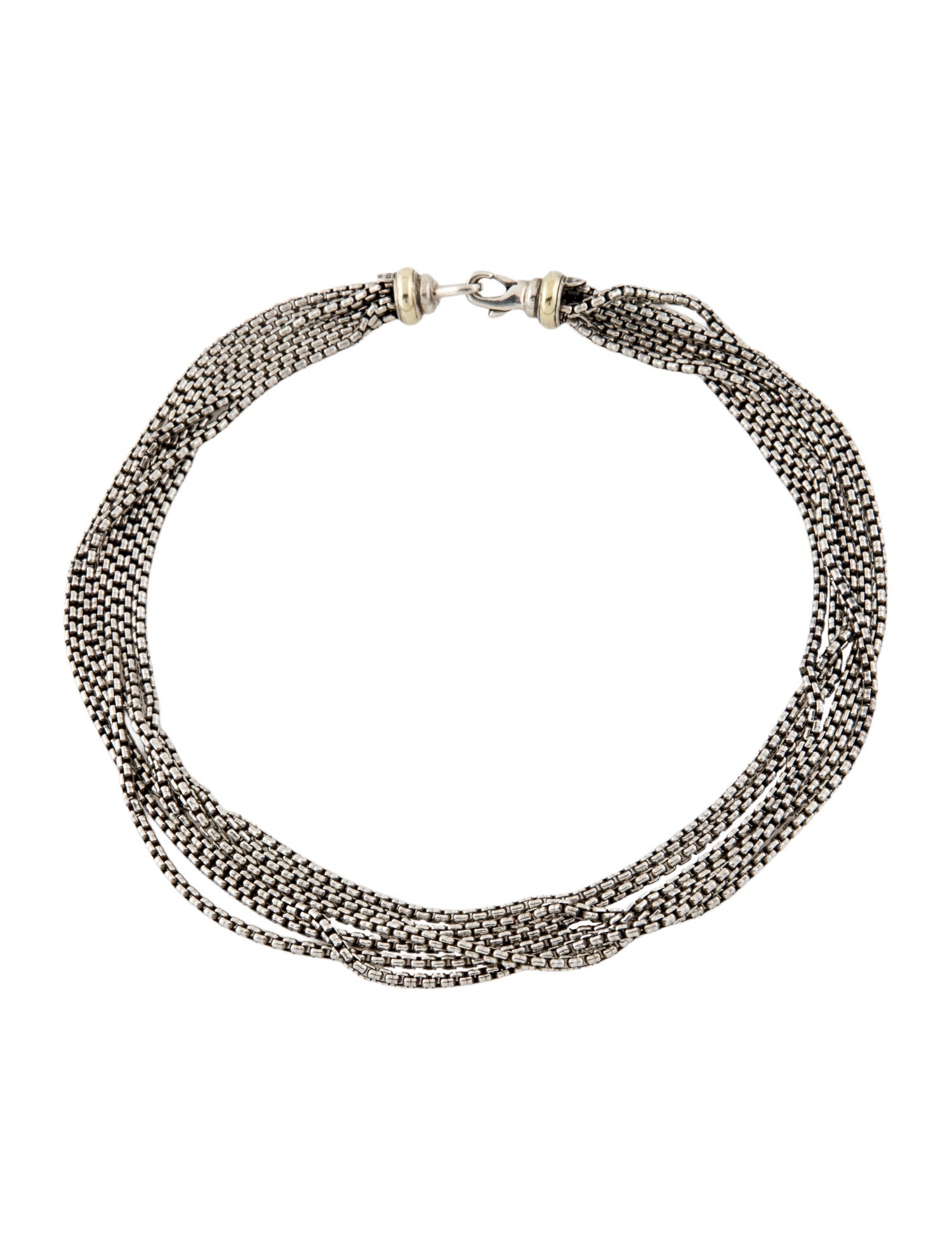 David Yurman Two-Tone Multi-Strand Necklace