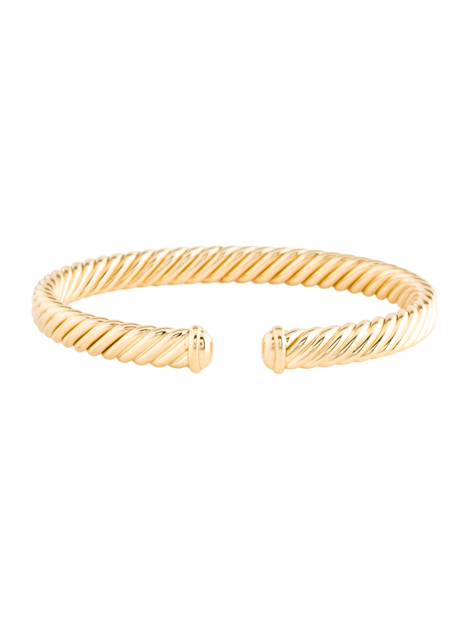 David Yurman 18K Modern Oval Cablespira Bracelet