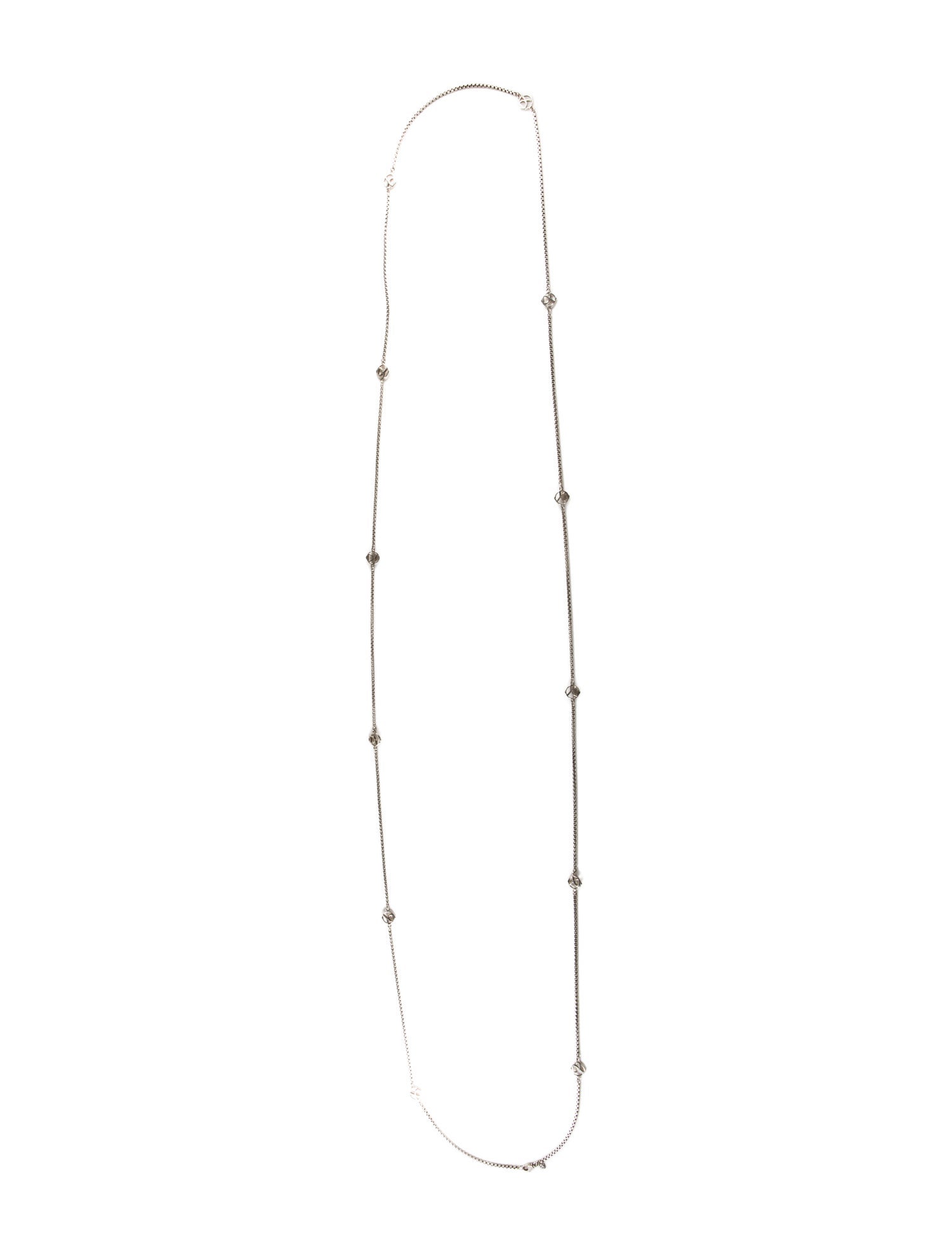 David Yurman DY Logo Station Necklace