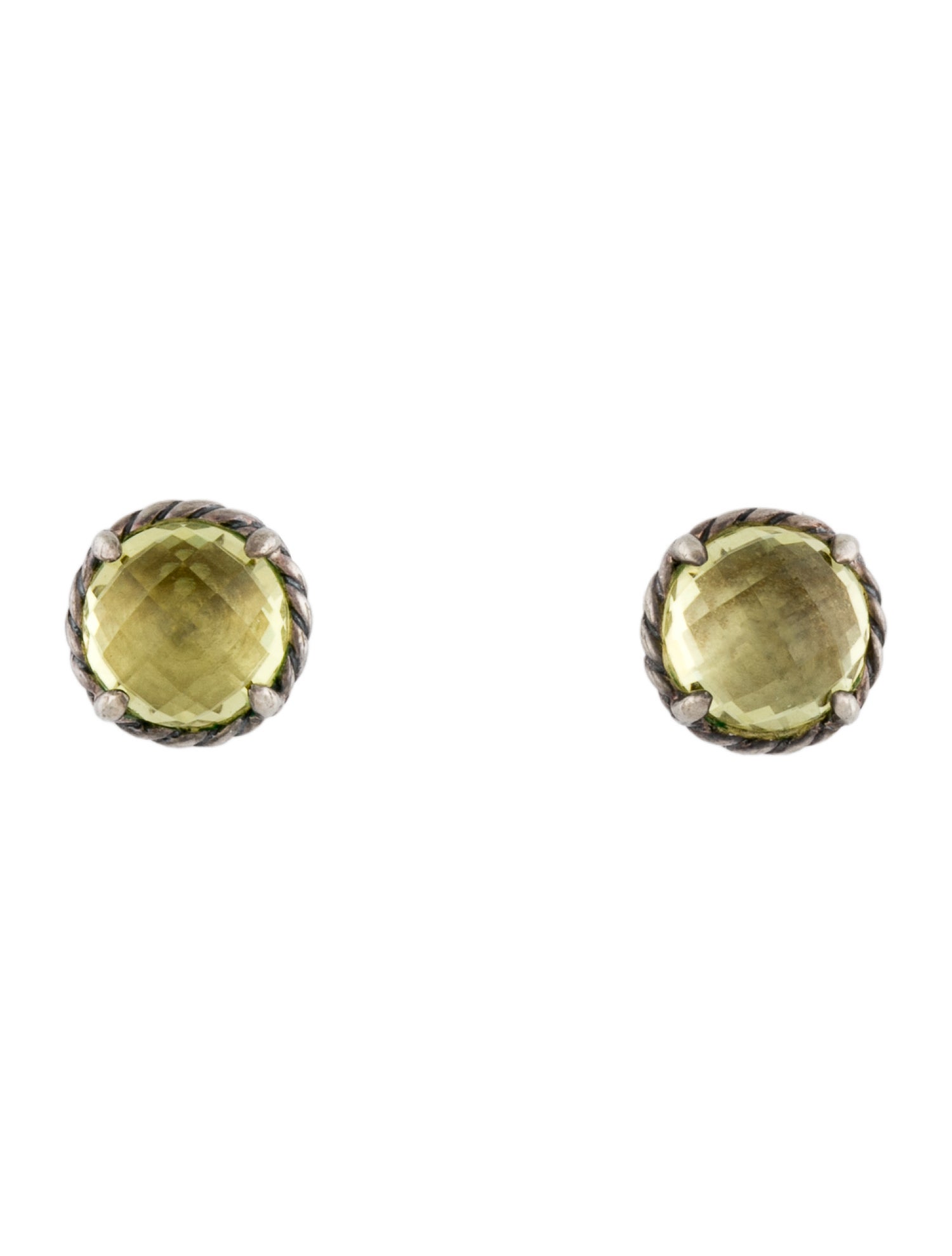 David Yurman Quartz Petite Chatelaine Stud Earrings
