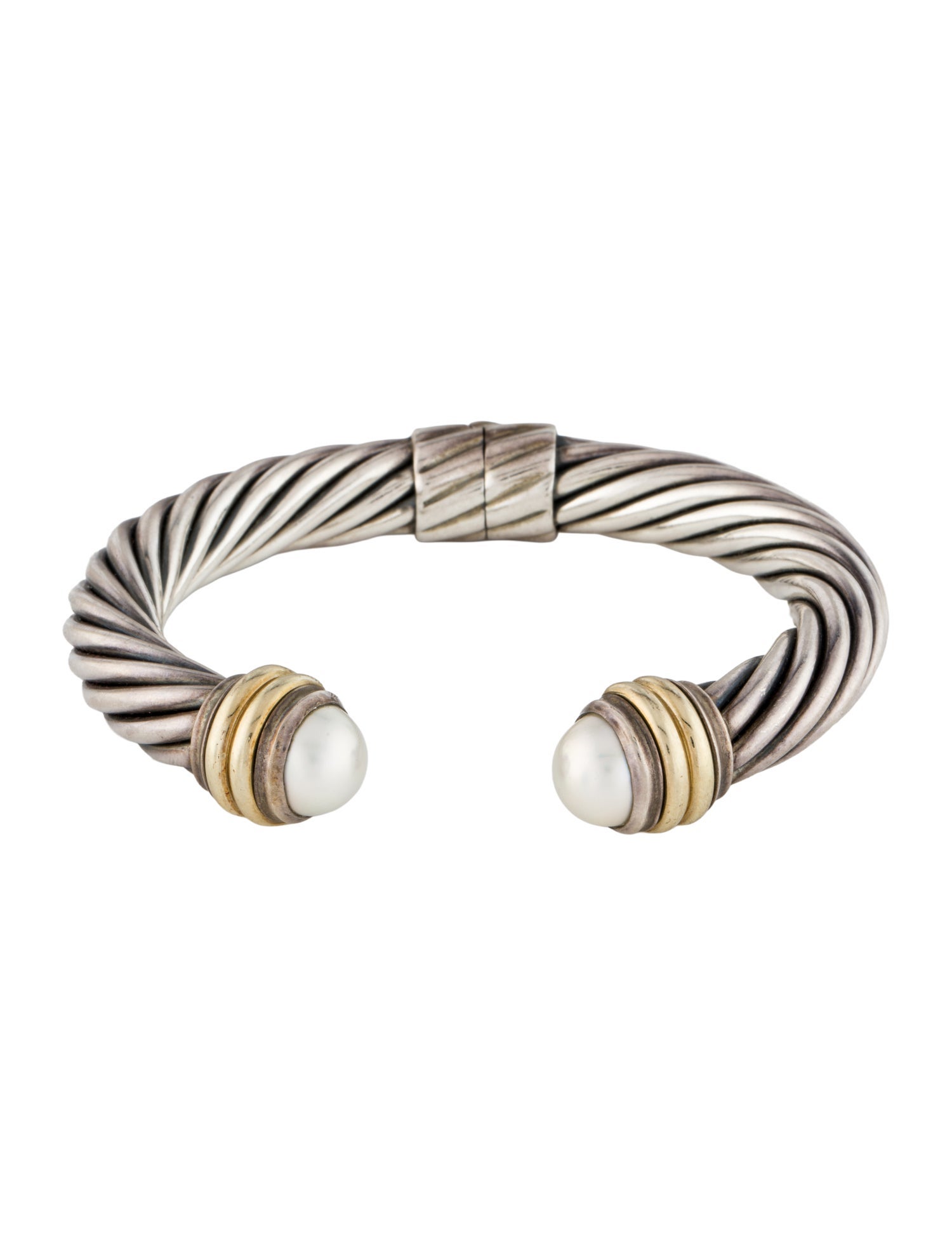 David Yurman Pearl Cable Classic Cuff