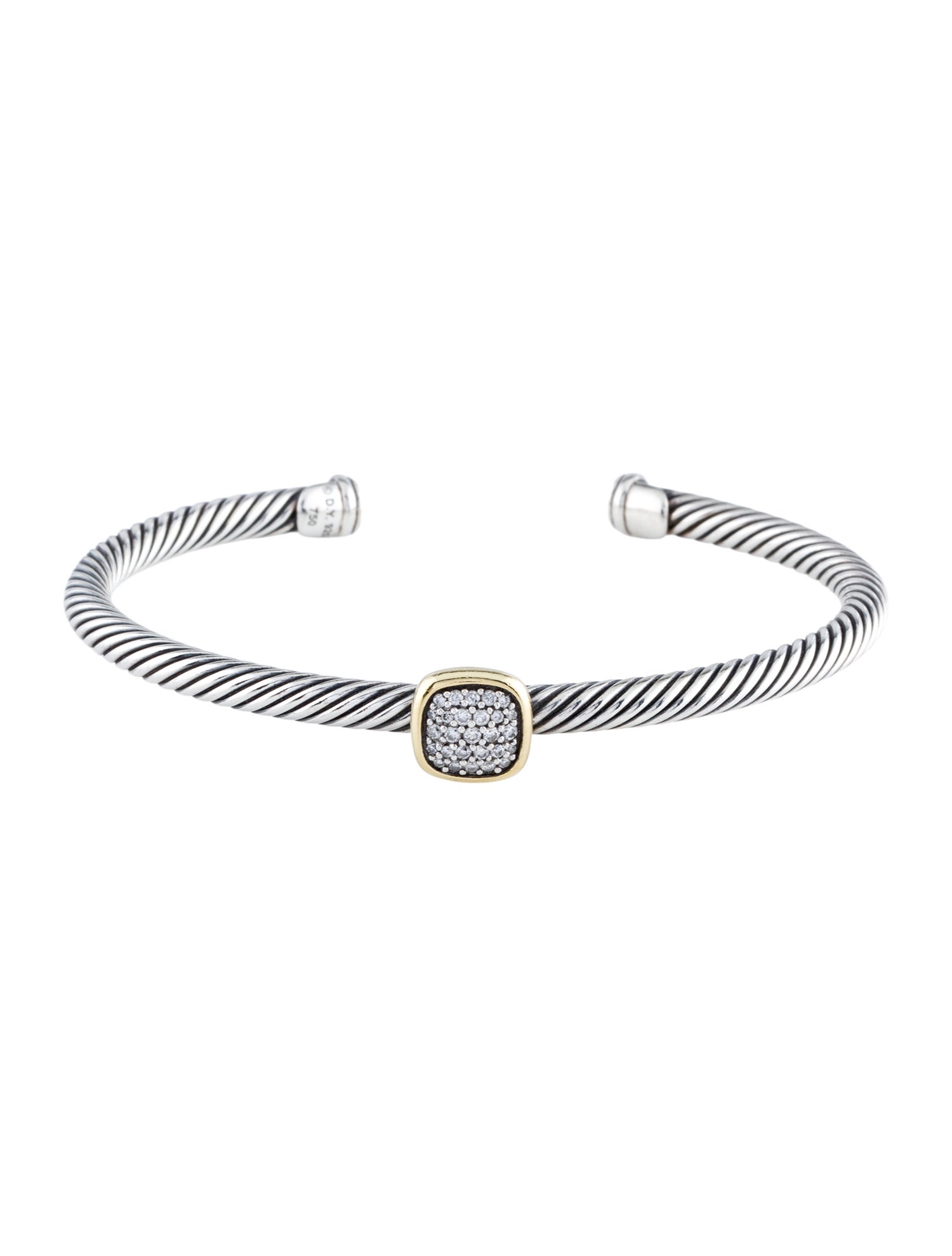 David Yurman Diamond Station Cuff